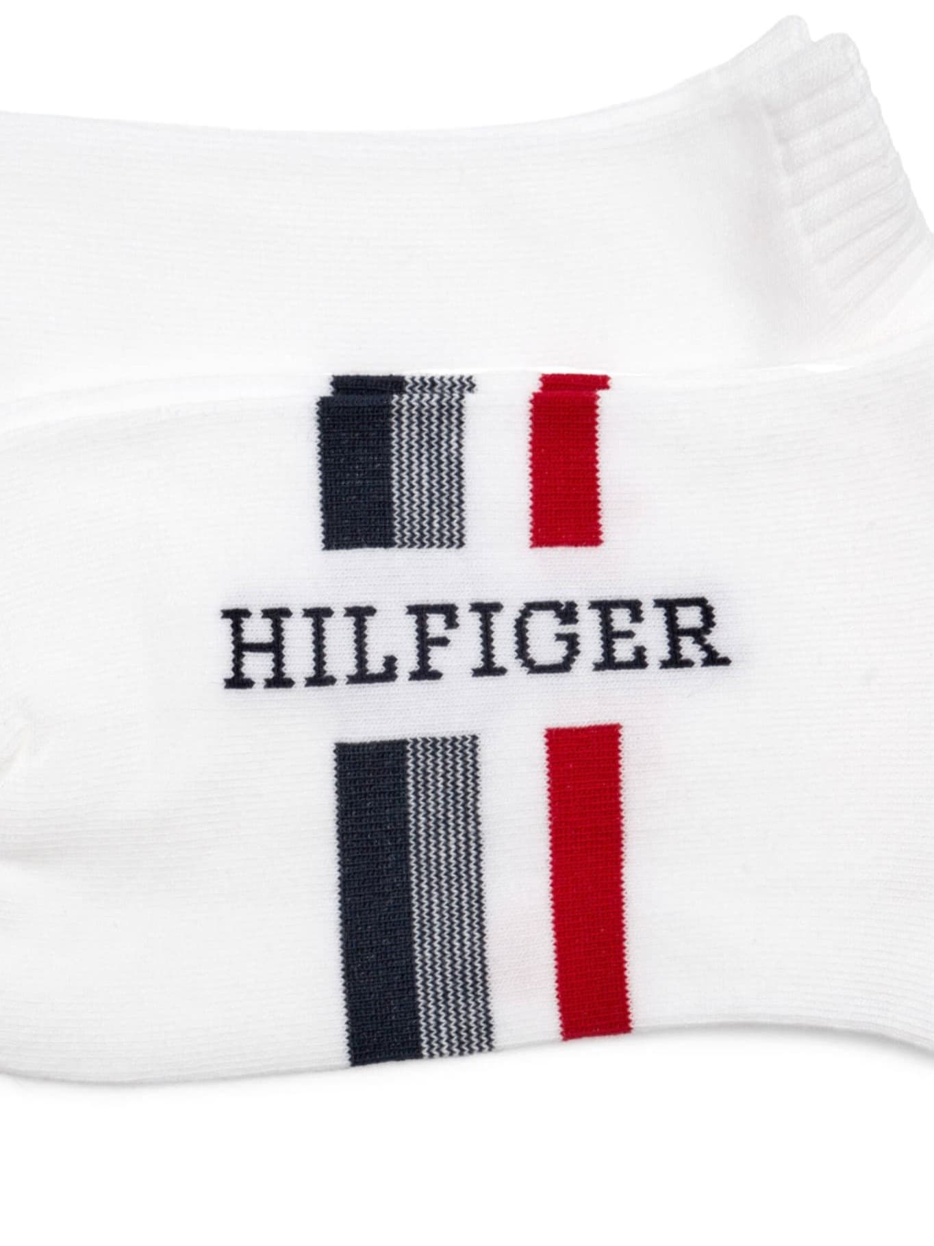 detail Tommy Hilfiger pánské bílé ponožky 2 pack