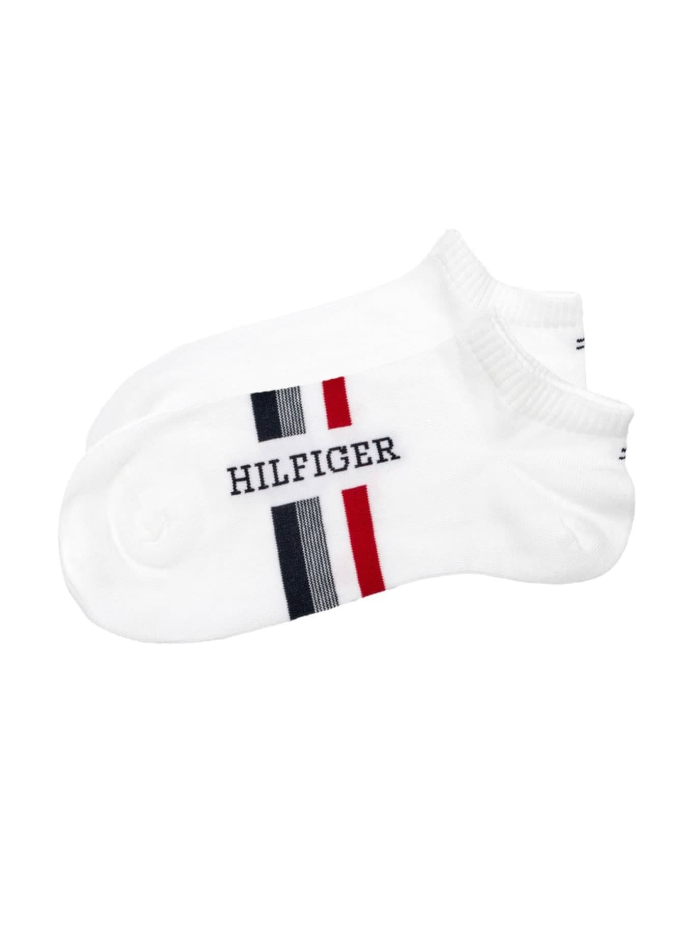 detail Tommy Hilfiger pánské bílé ponožky 2 pack
