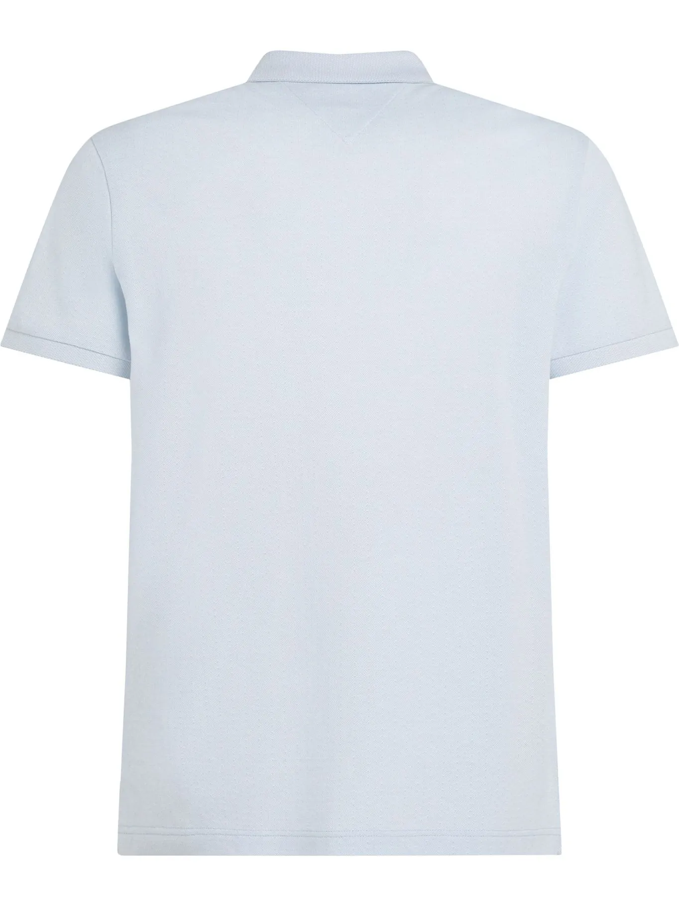 detail Tommy Hilfiger pánské světle modré polo tričko