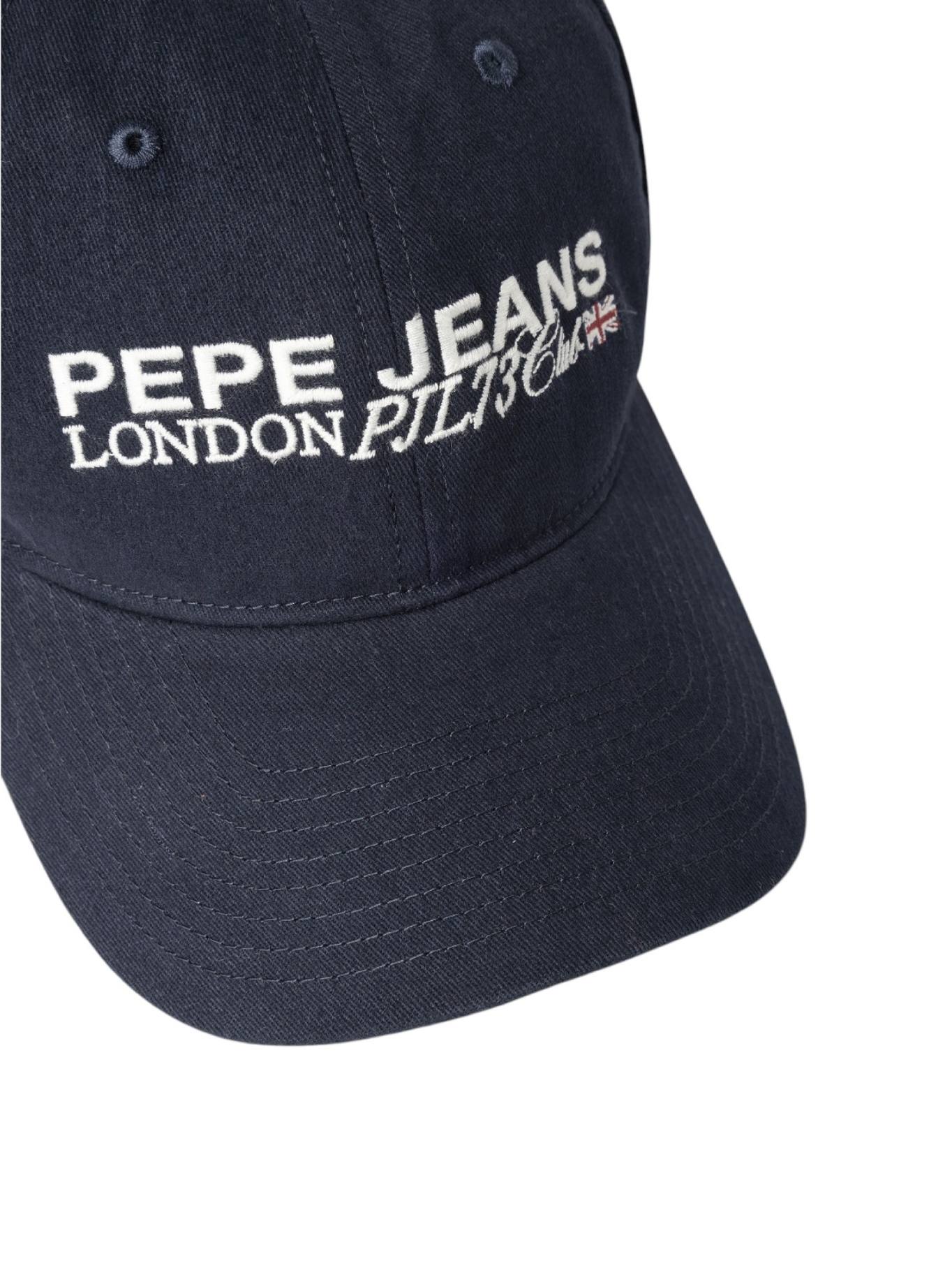 detail Pepe Jeans pánská modrá kšiltovka