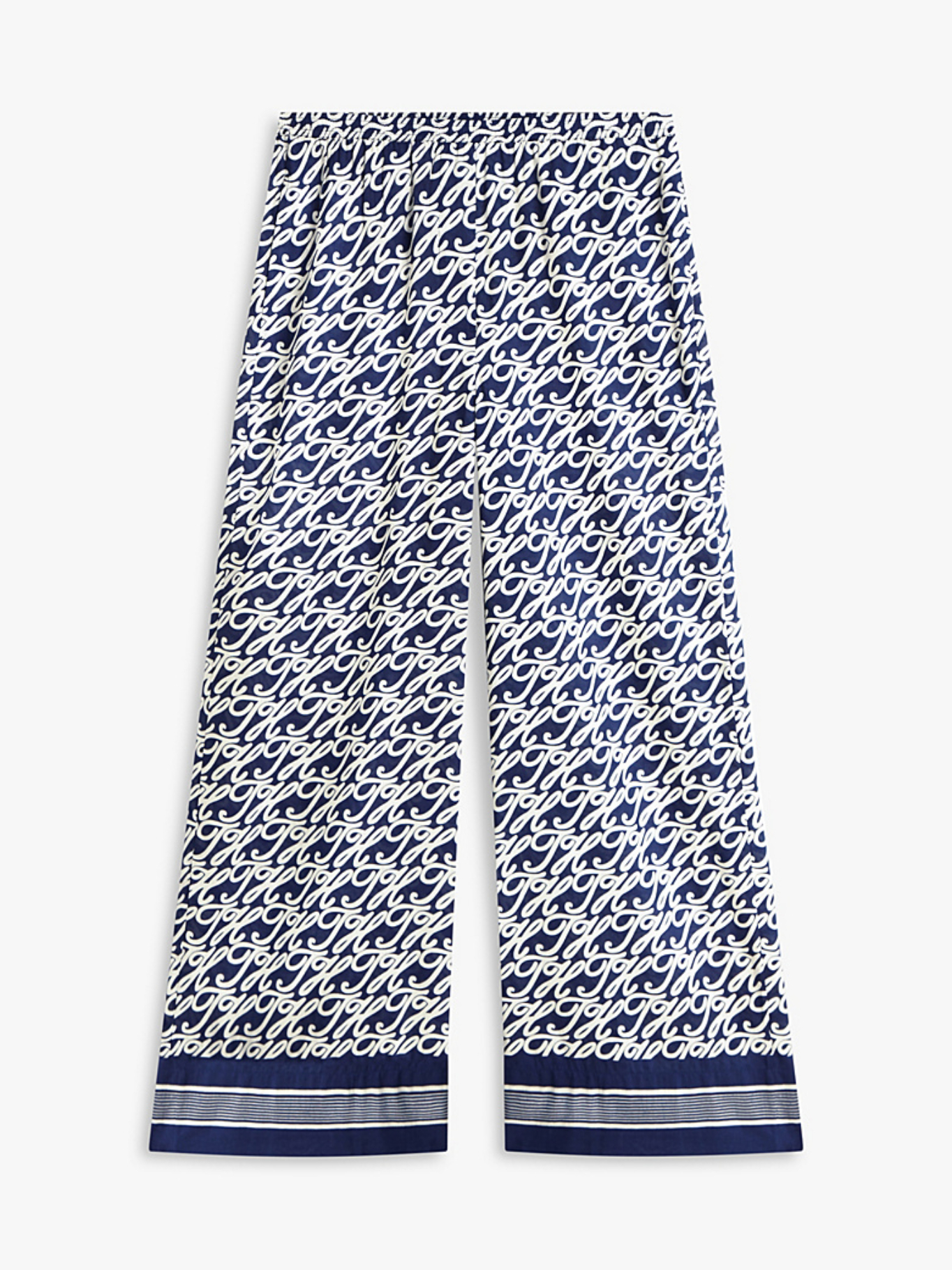 detail Tommy Hilfiger dámské tmavě modré kalhoty