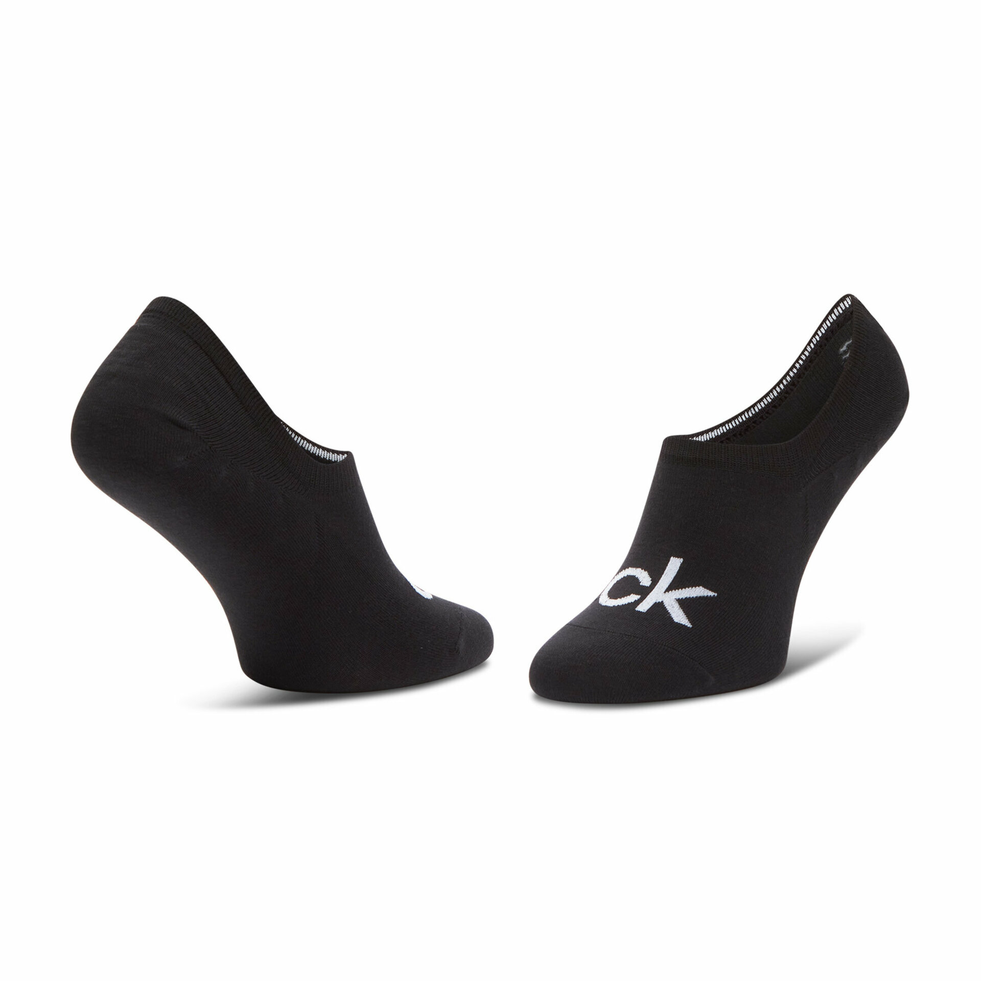 detail Calvin Klein pánské černé ponožky 2pack