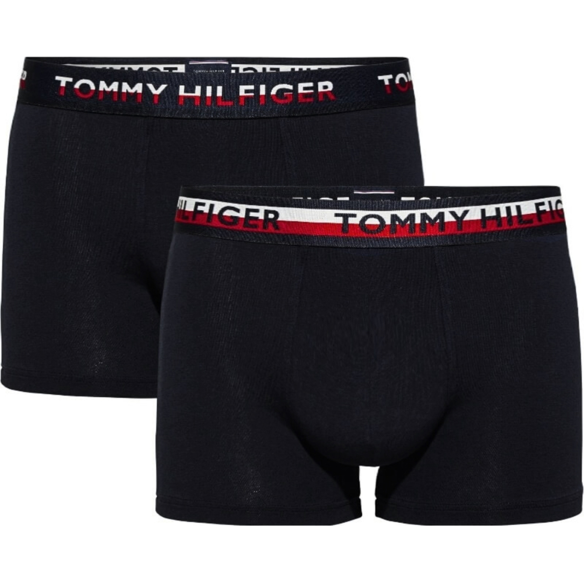 detail Tommy Hilfiger pánské černé boxerky 2pack