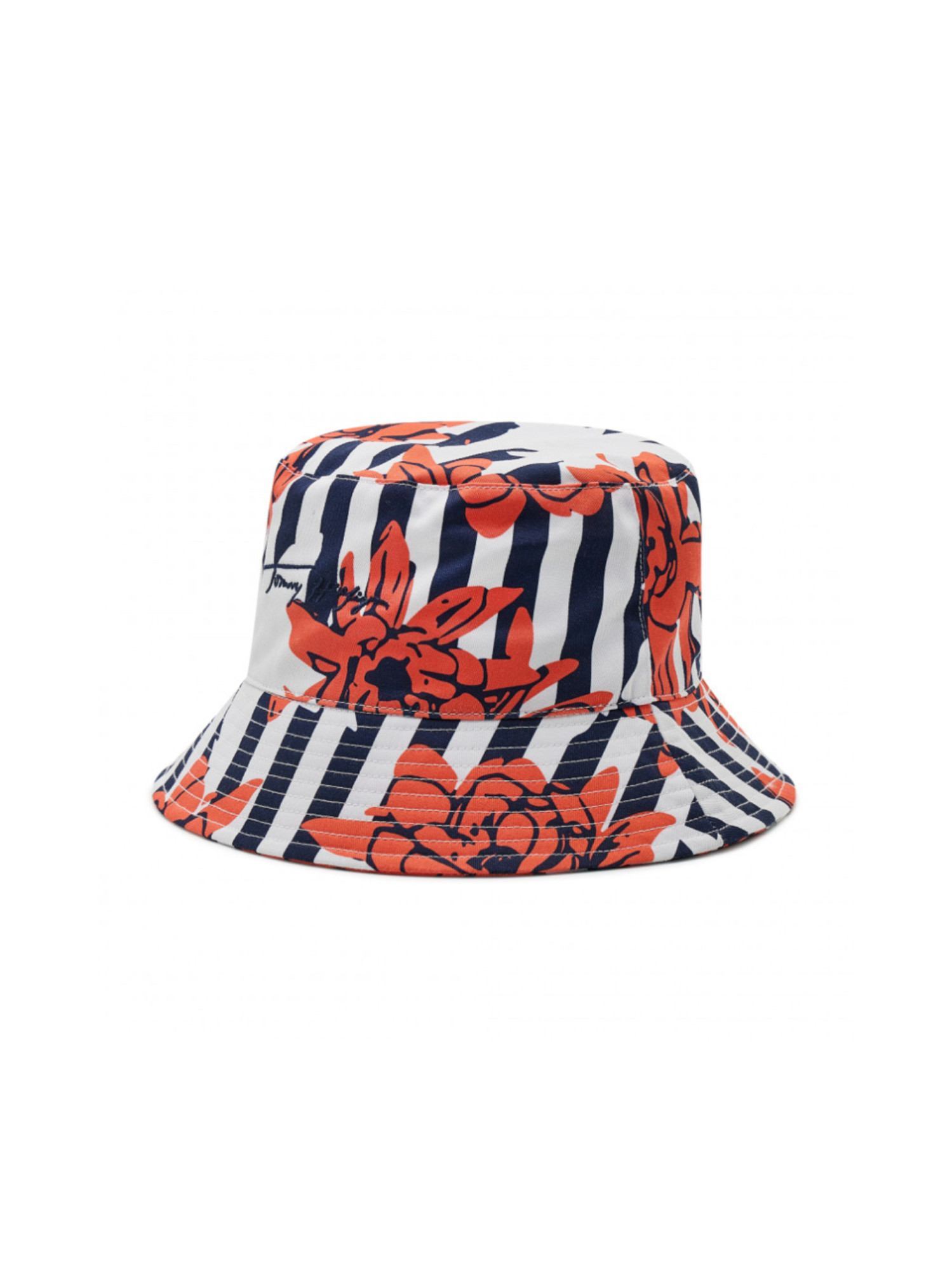 detail Tommy Hilfiger dámský vzorovaný klobouk