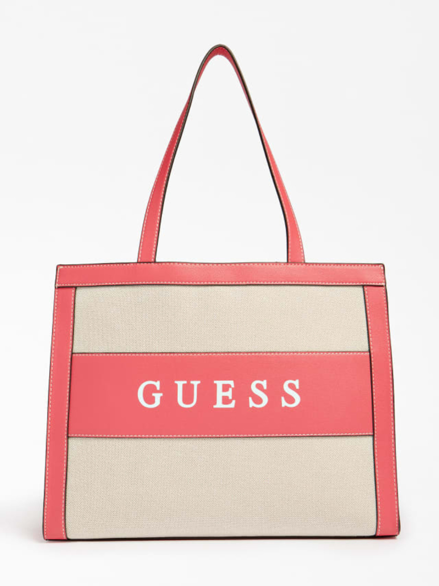 detail Guess dámská růžová kabelka