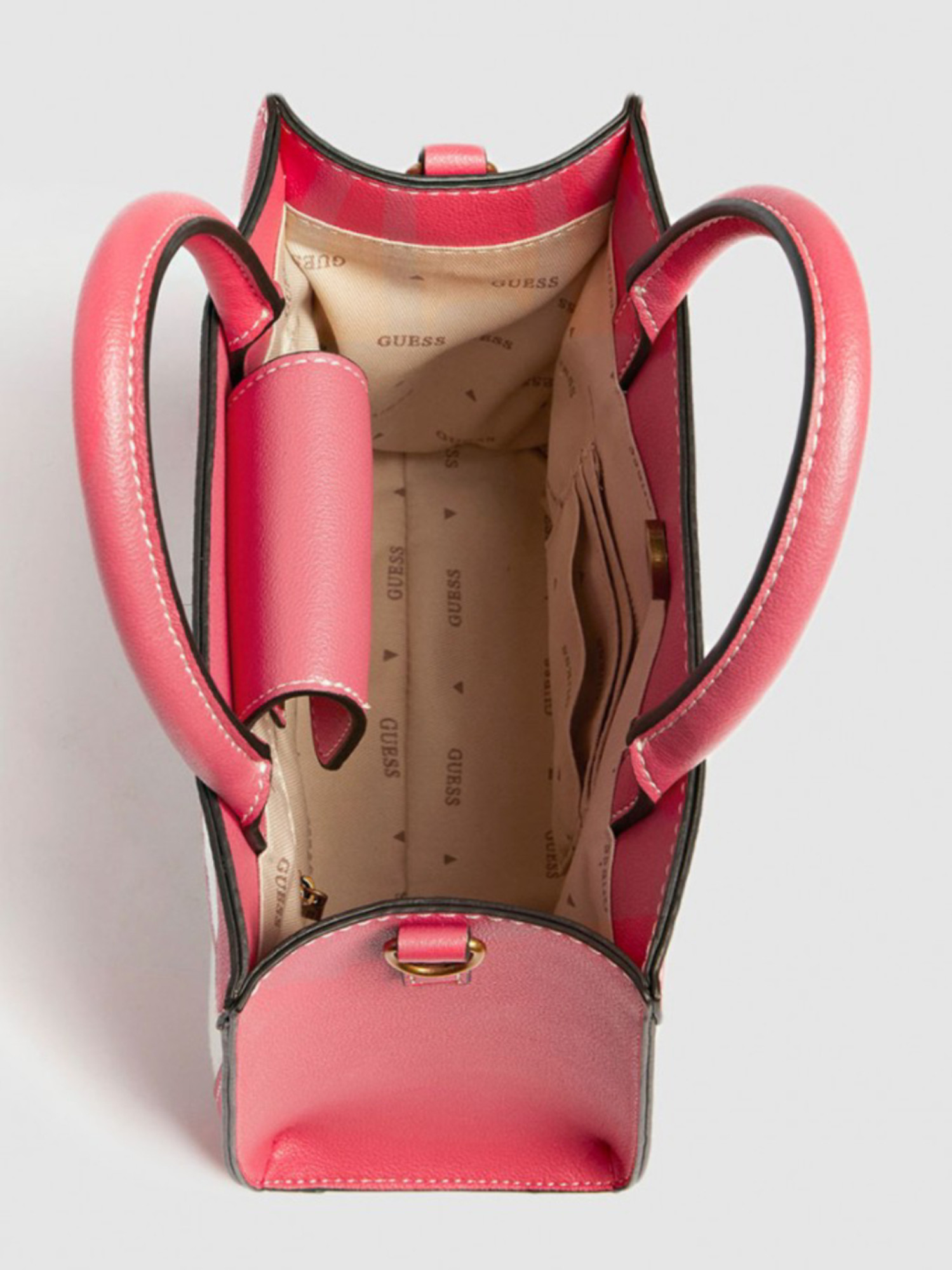 detail Guess dámská růžová kabelka