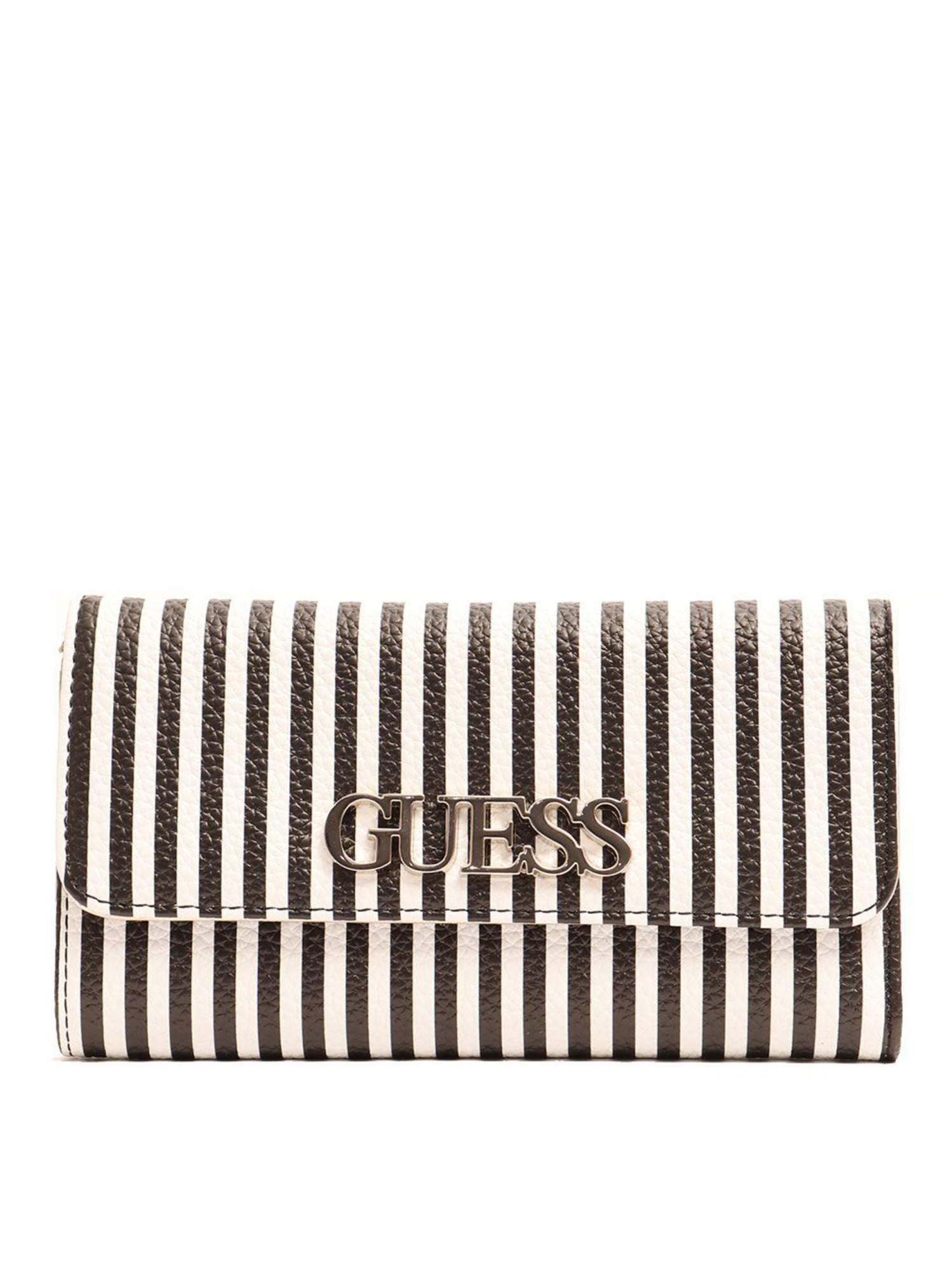 detail Guess dámská pruhovaná peněženka