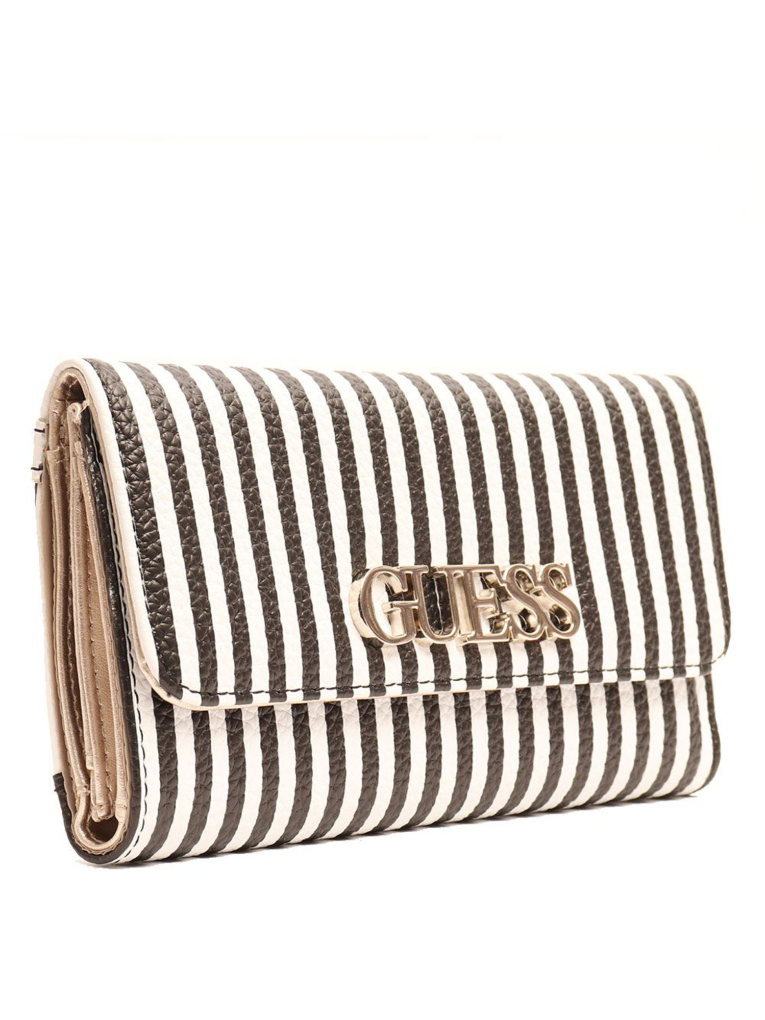 detail Guess dámská pruhovaná peněženka