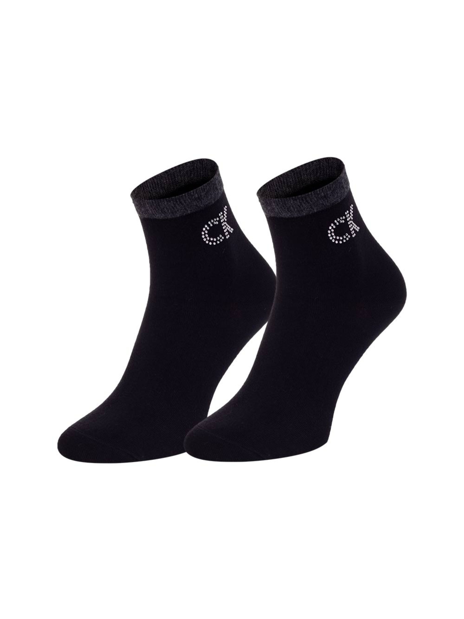 detail Calvin Klein dámské černé ponožky