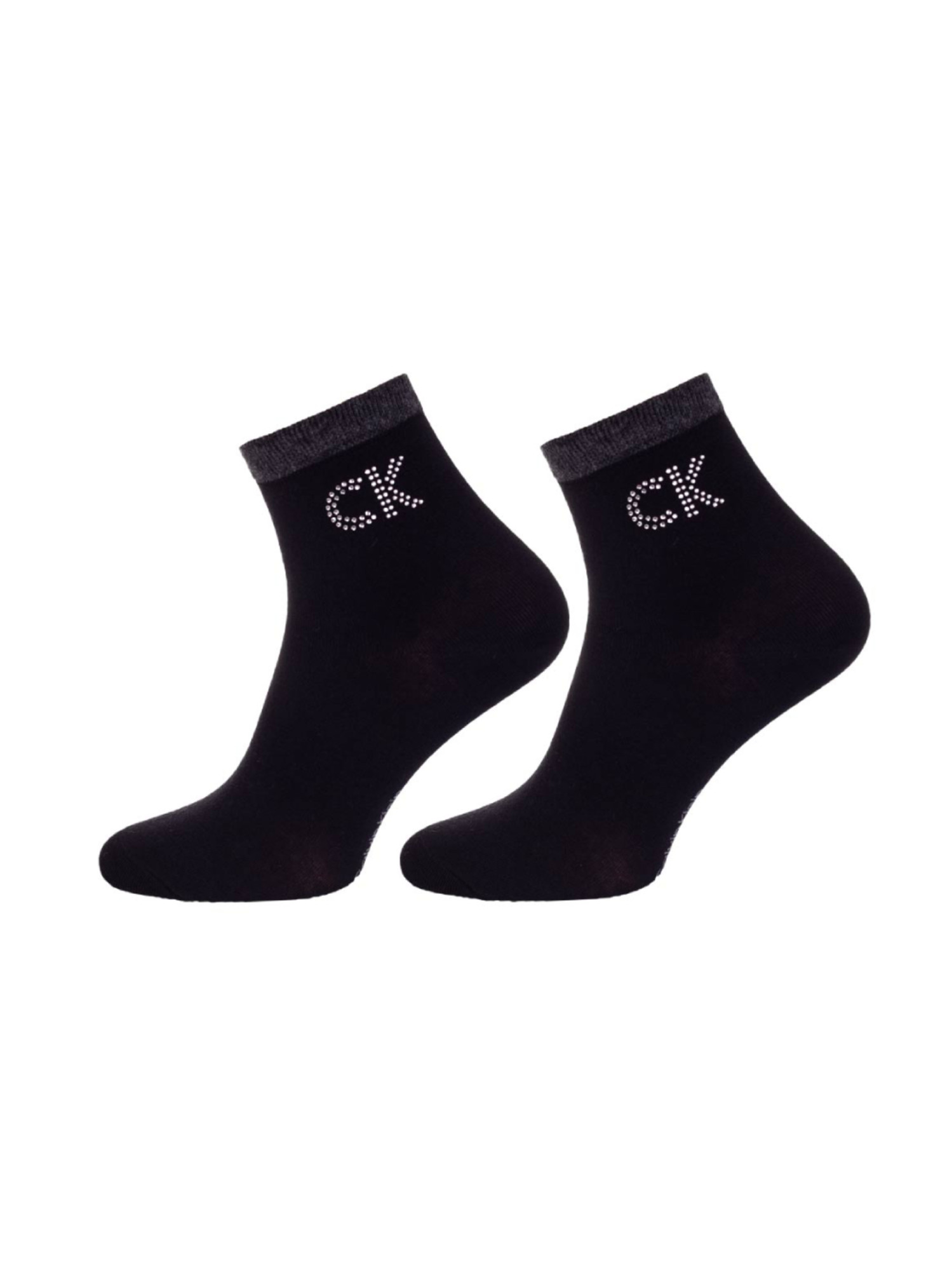 detail Calvin Klein dámské černé ponožky