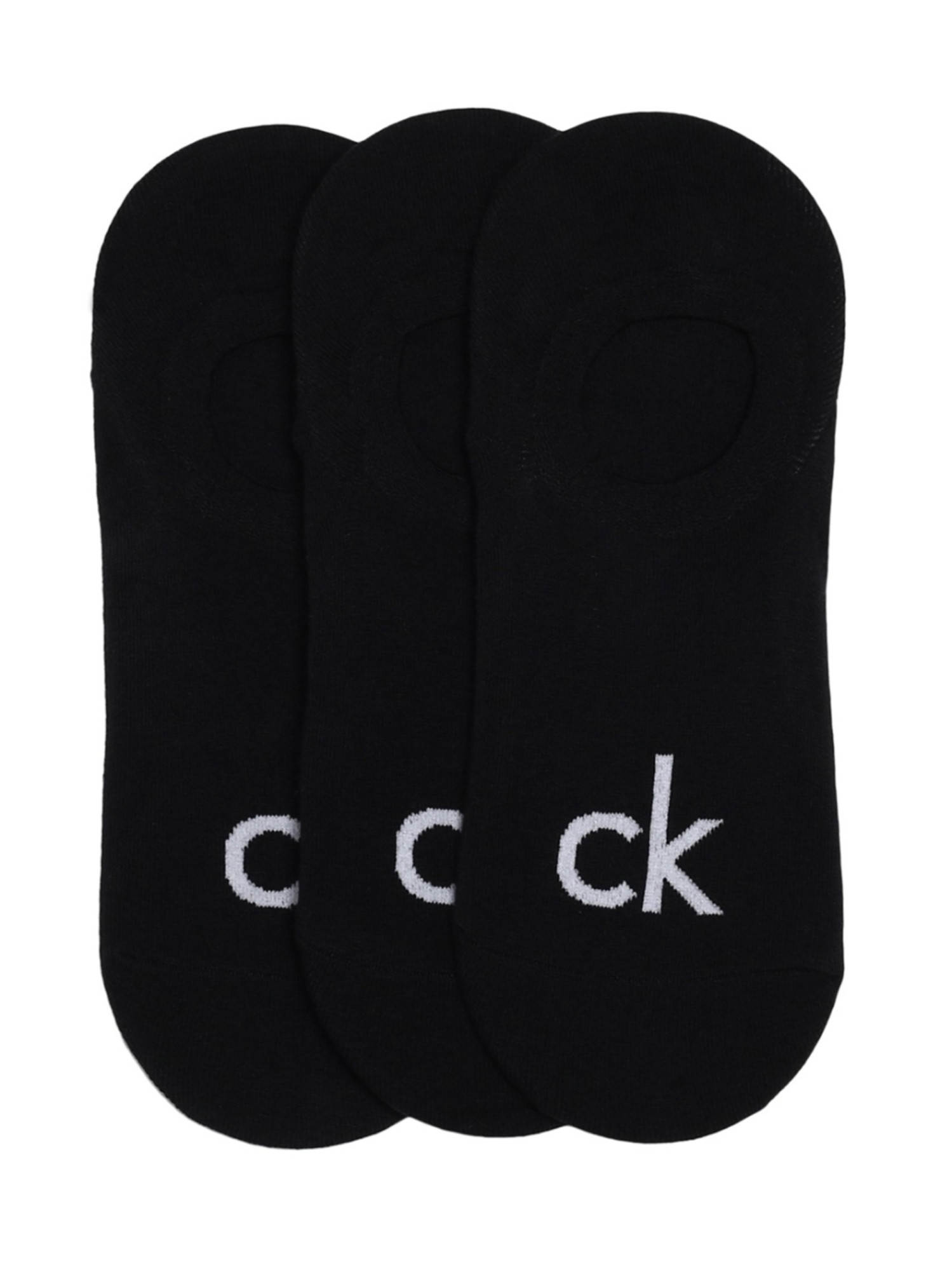 detail Calvin Klein pánské černé ponožky 3 pack
