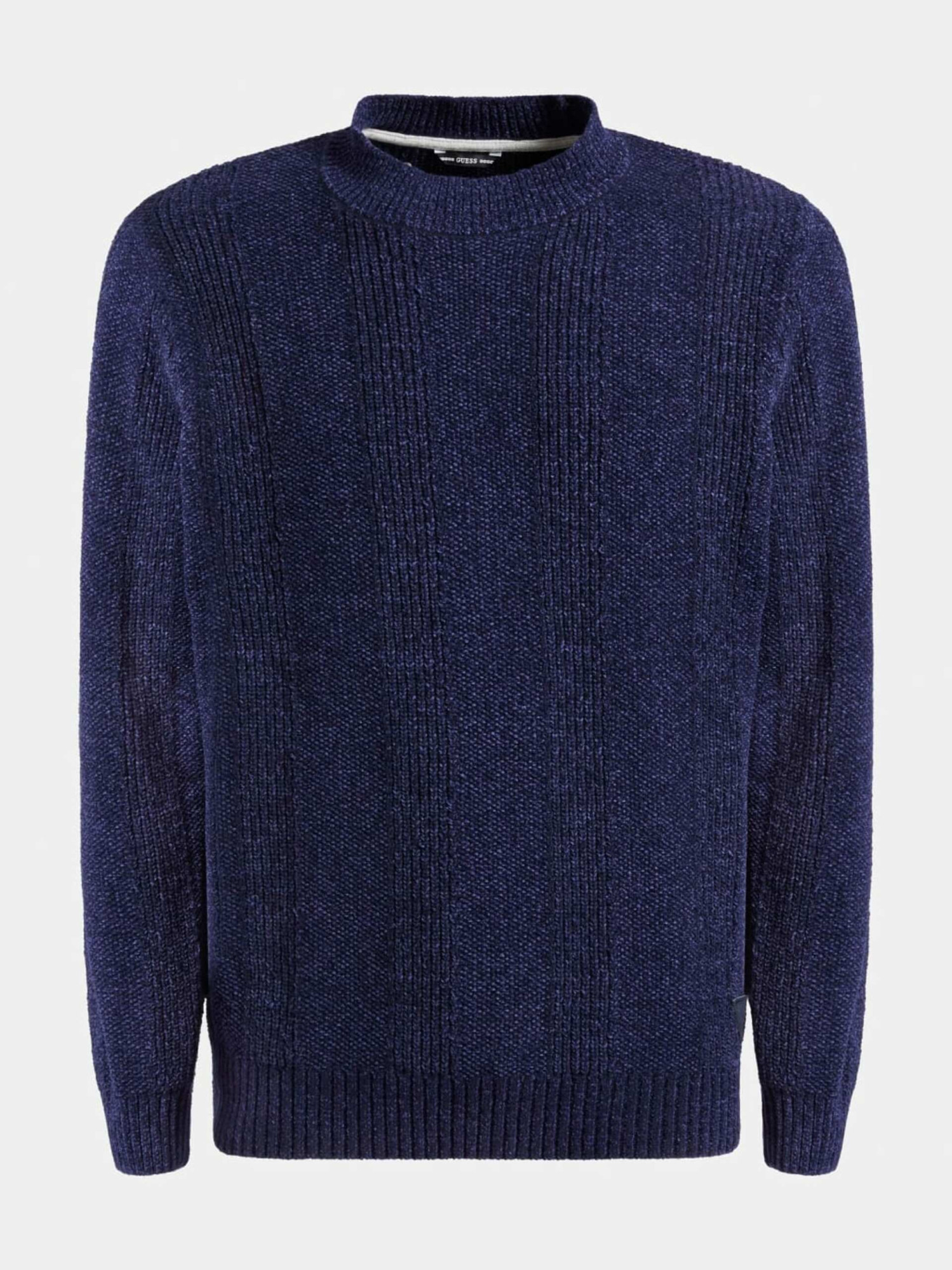 detail Guess pánský tmavě modrý svetr