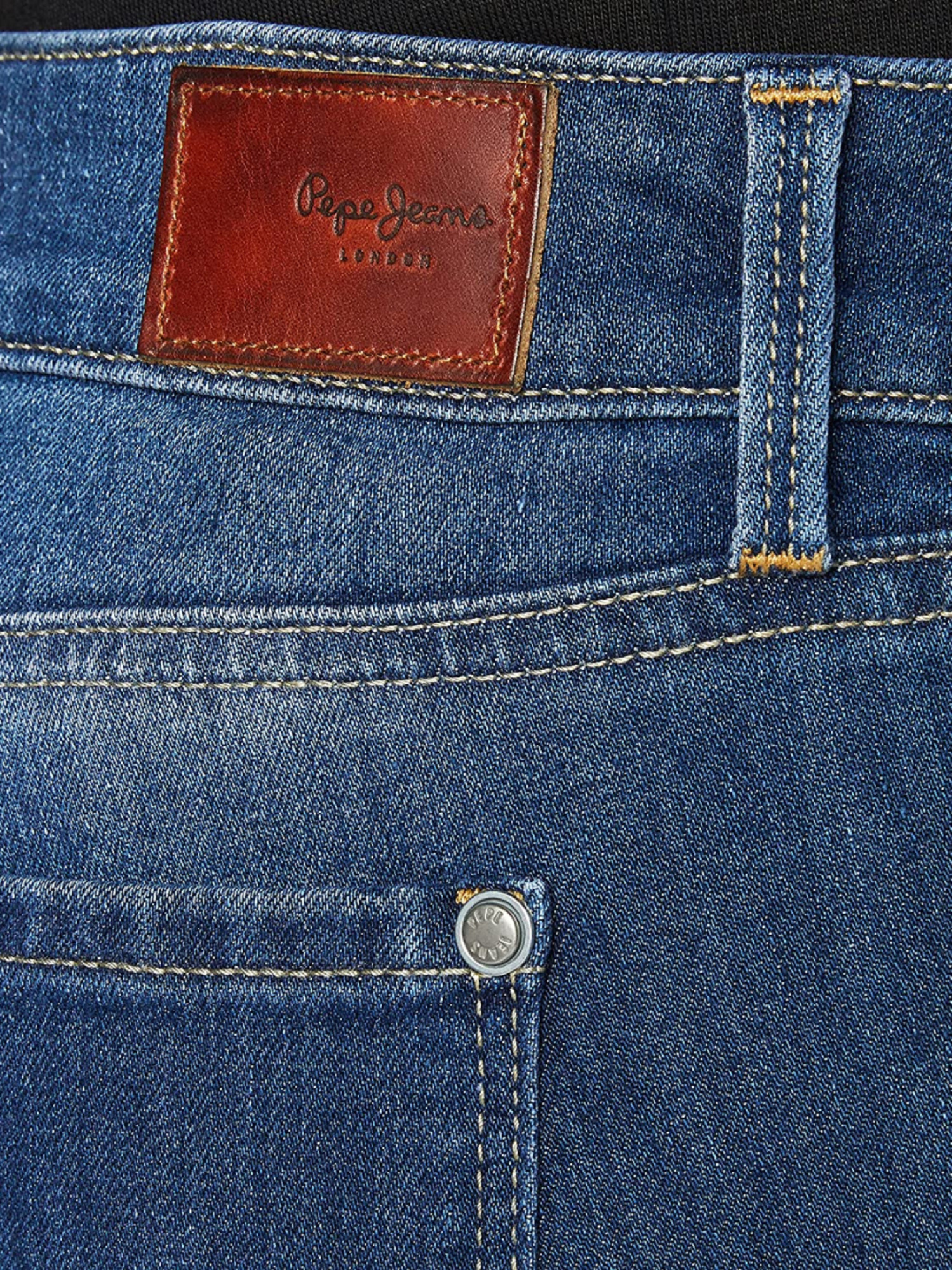 detail Pepe Jeans dámské tmavě modré džíny Soho