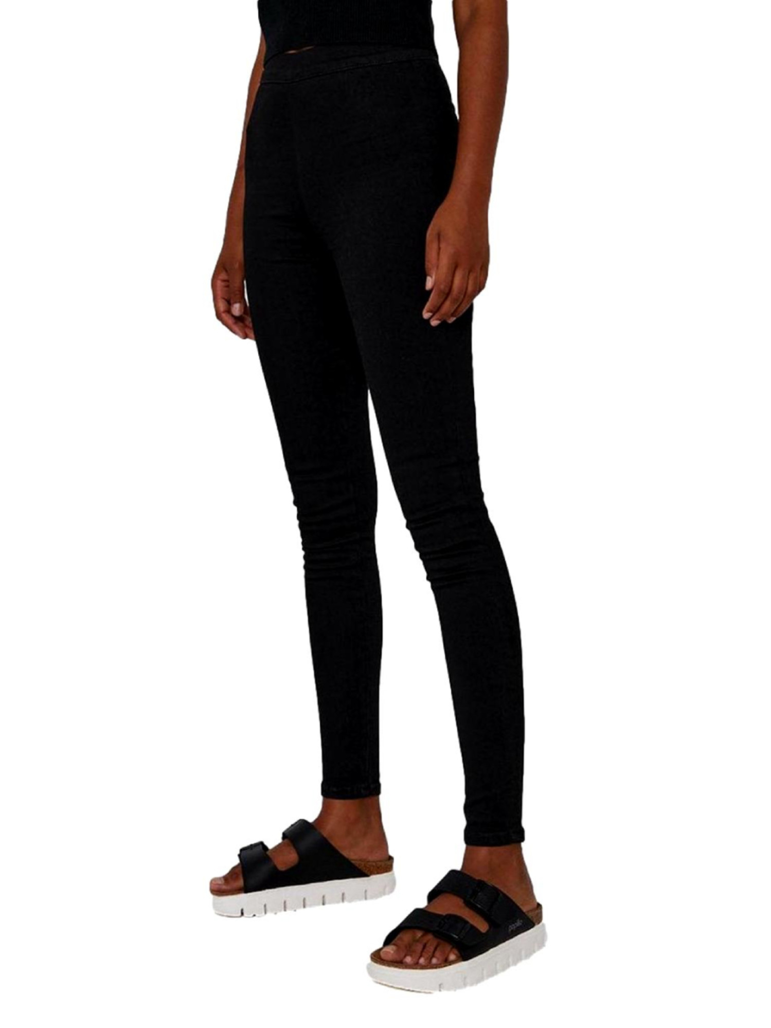 detail Pepe Jeans dámské černé legíny