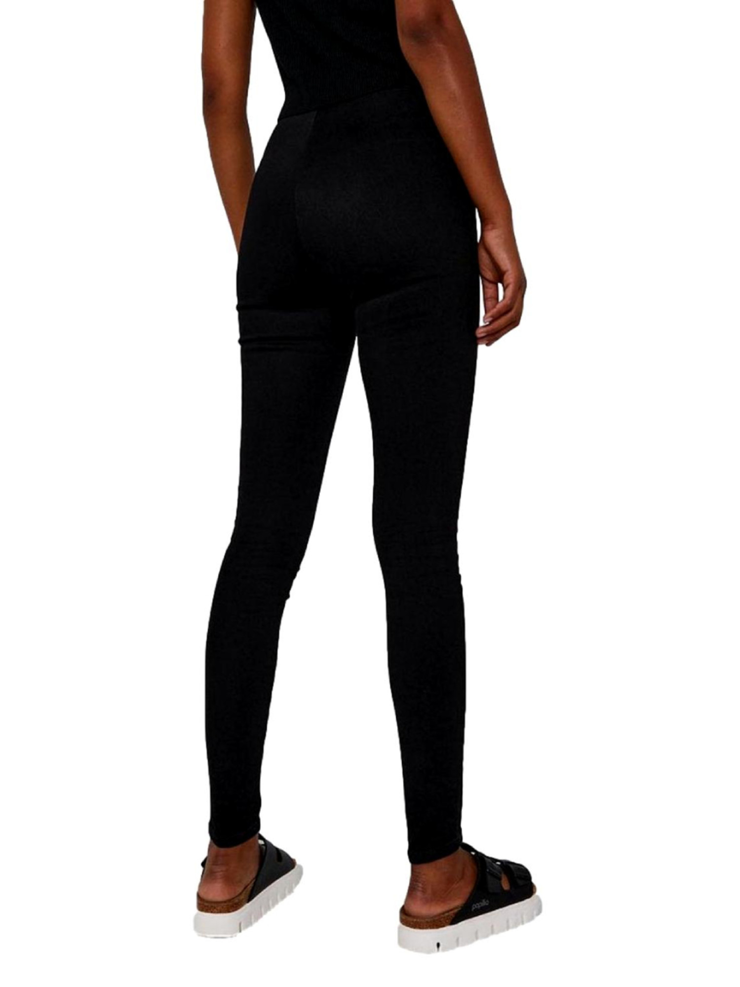 detail Pepe Jeans dámské černé legíny