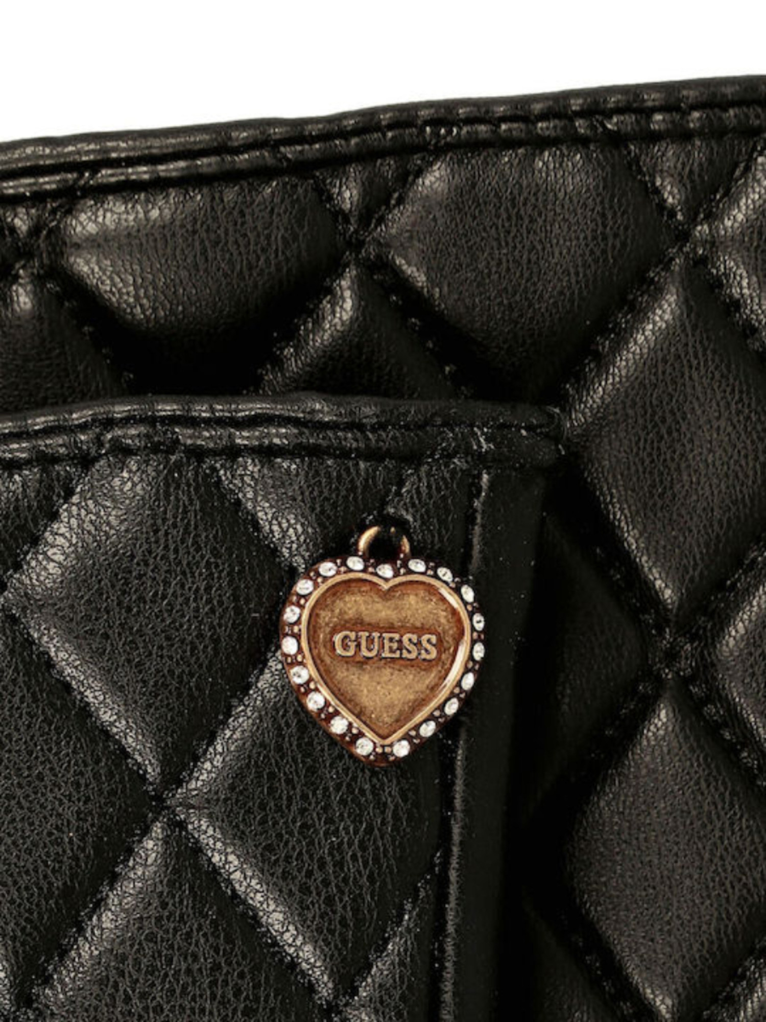 detail Guess dámské černé rukavice