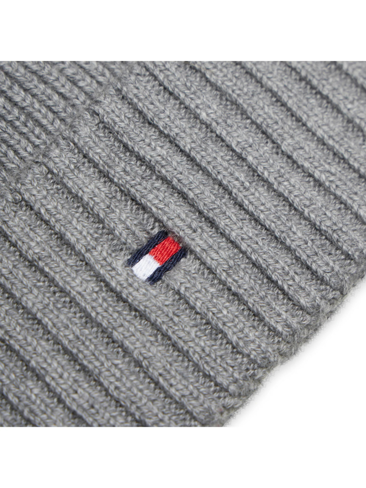 detail Tommy Hilfiger pánská šedá čepice