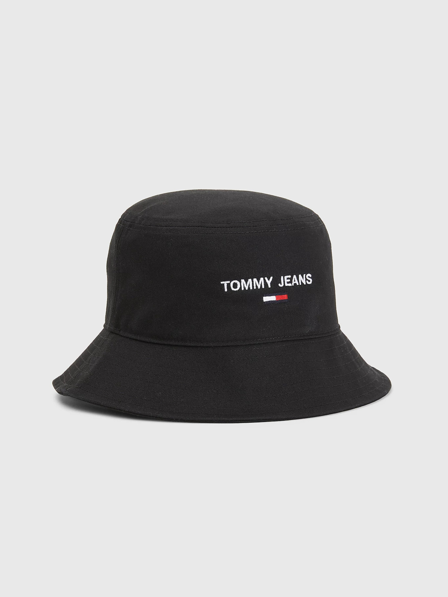 detail Tommy Jeans dámský černý klobouk
