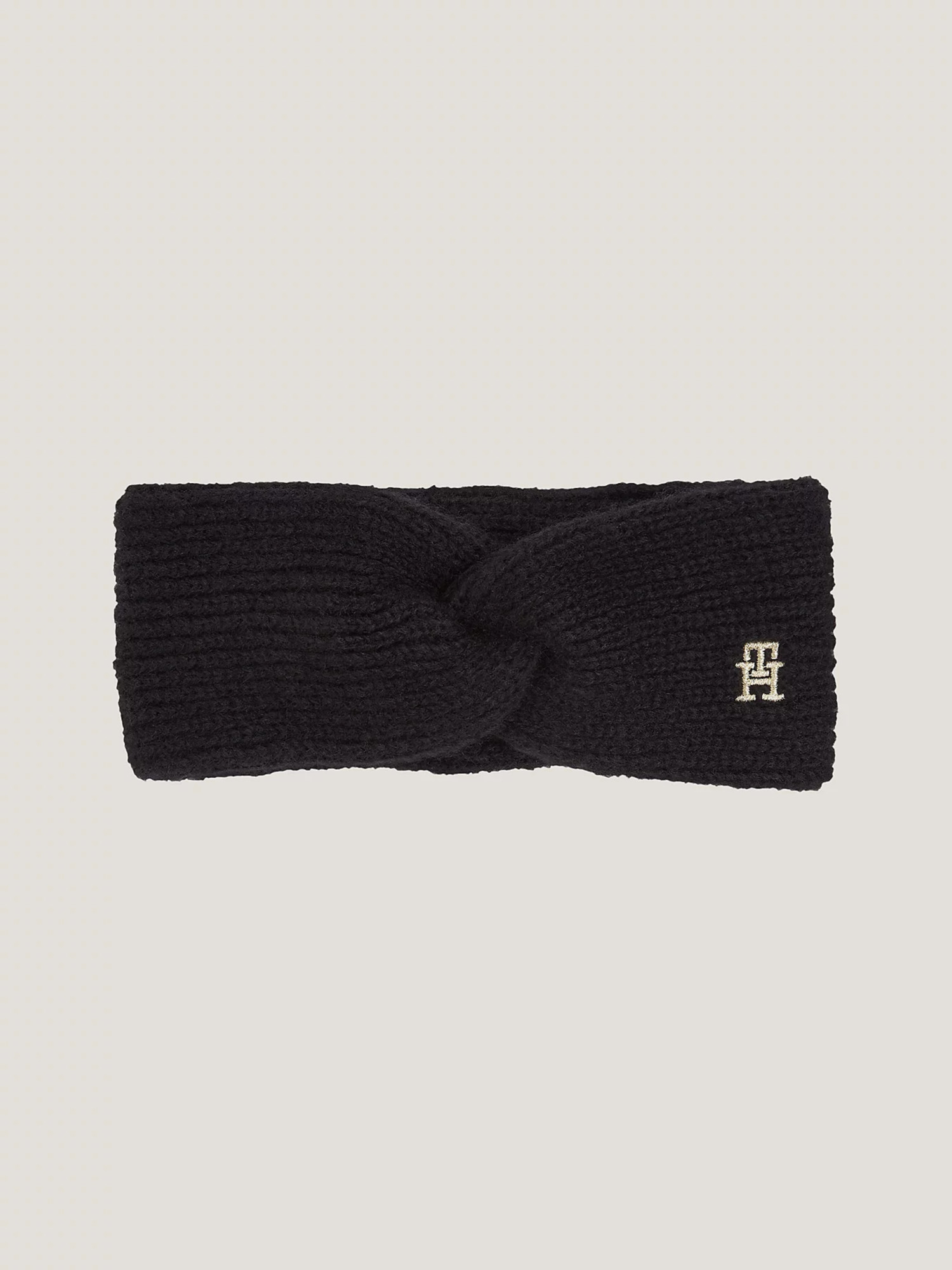 detail Tommy Hilfiger dámská černá čelenka