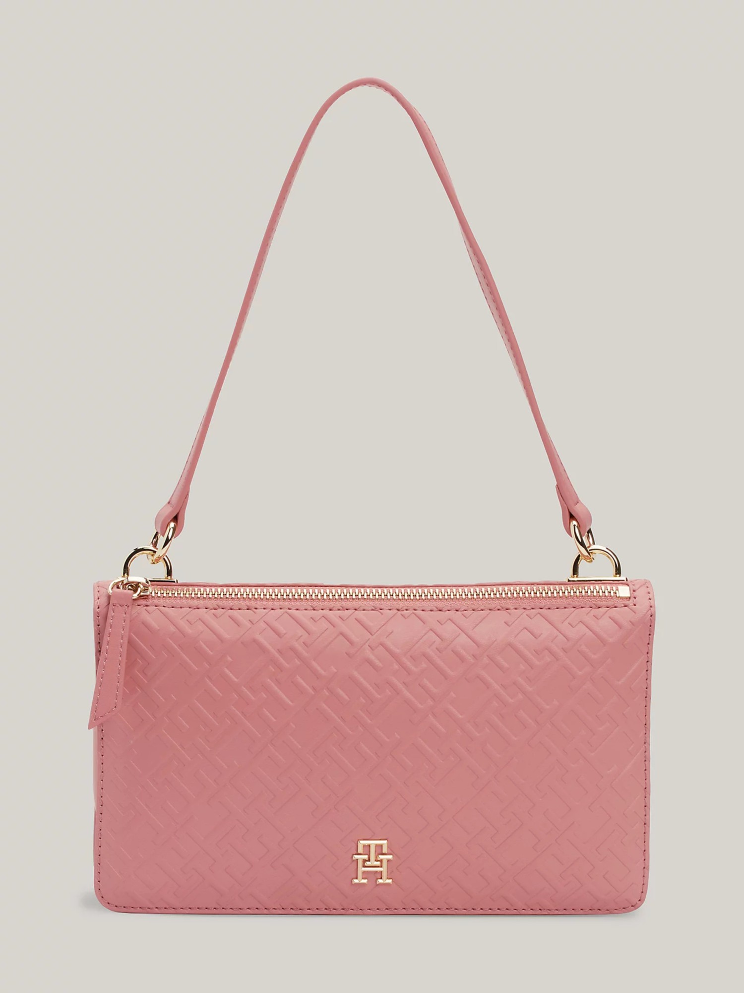 detail Tommy Hilfiger dámská růžová kabelka