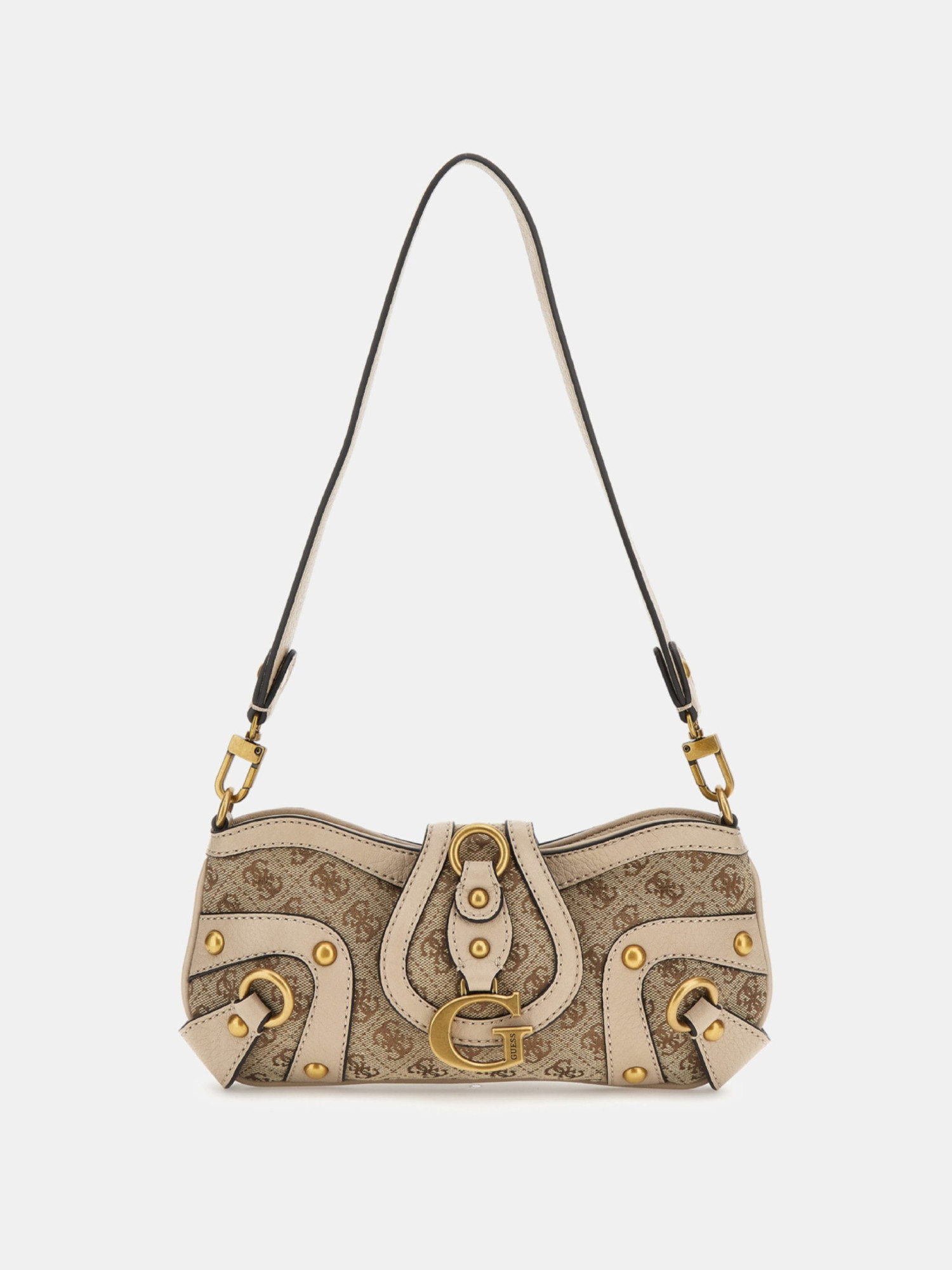detail Guess dámská béžová crossbody kabelka