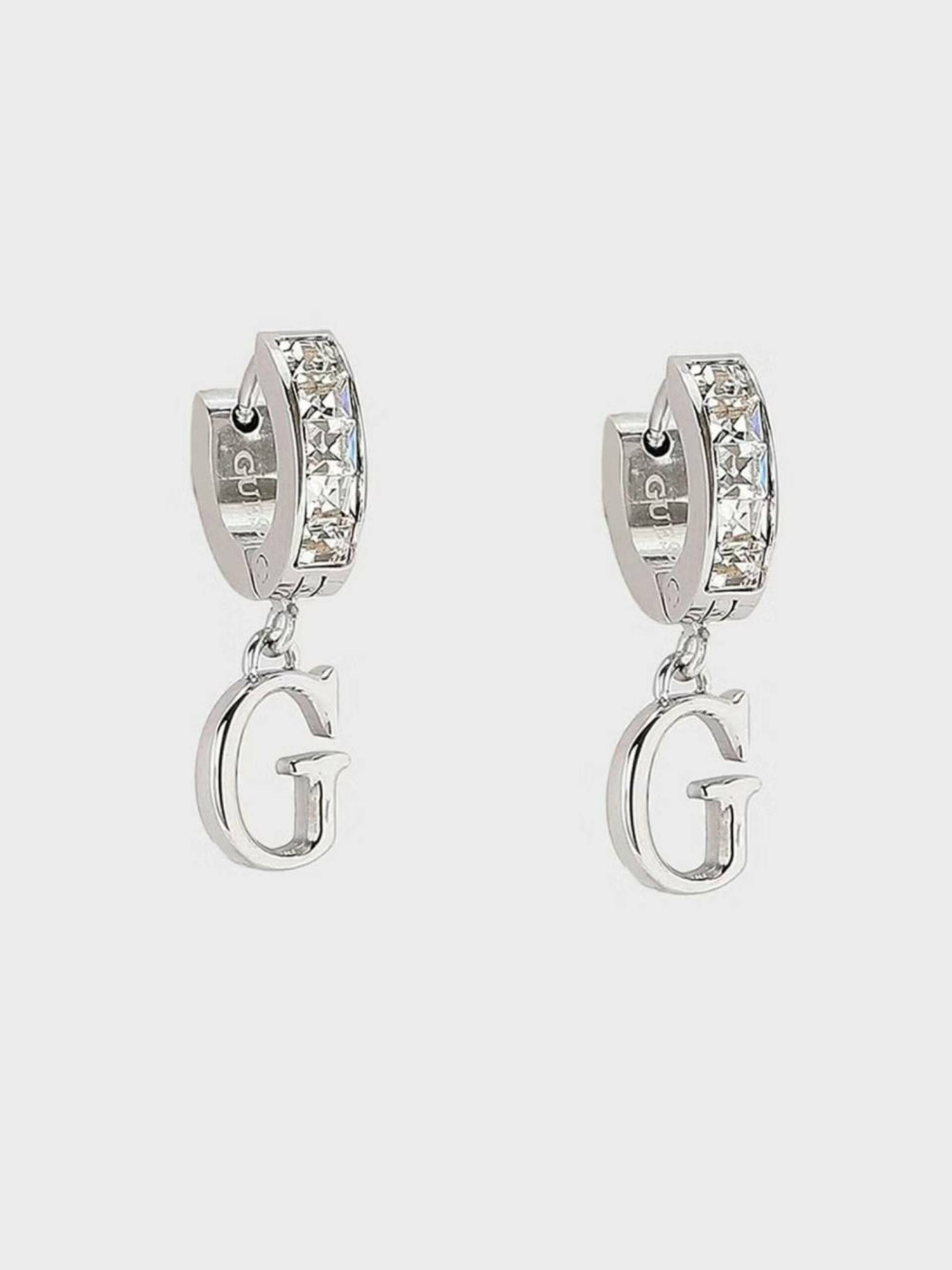 detail Guess dámské stříbrné náušnice