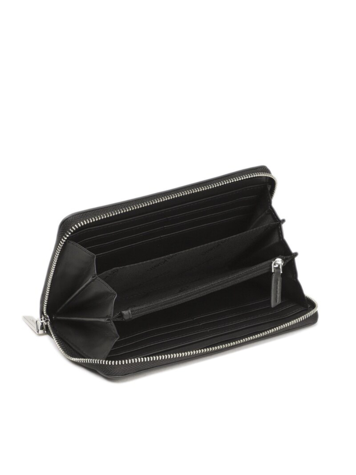 detail Calvin Klein dámská černá peněženka