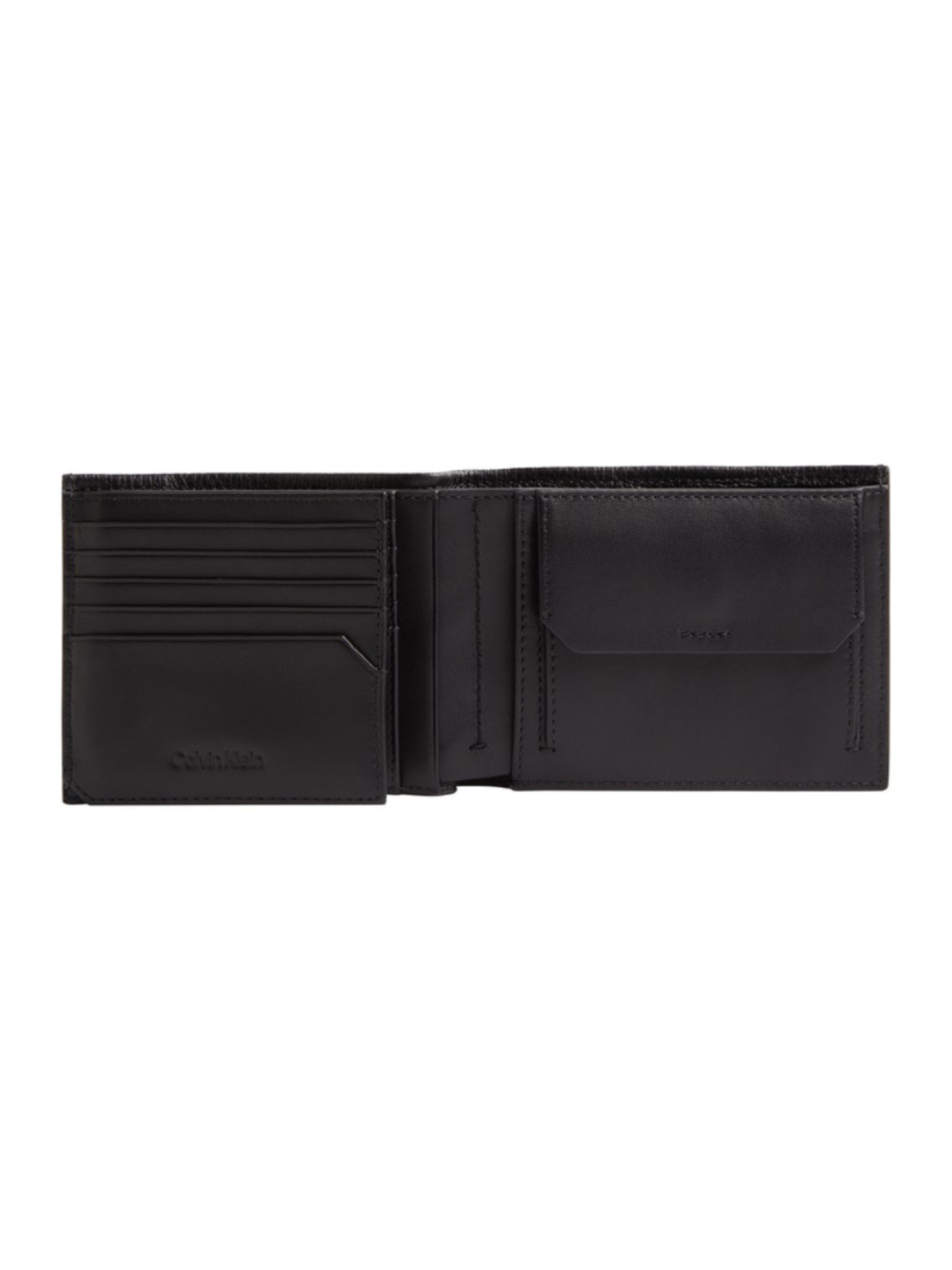 detail Calvin Klein pánská černá peněženka