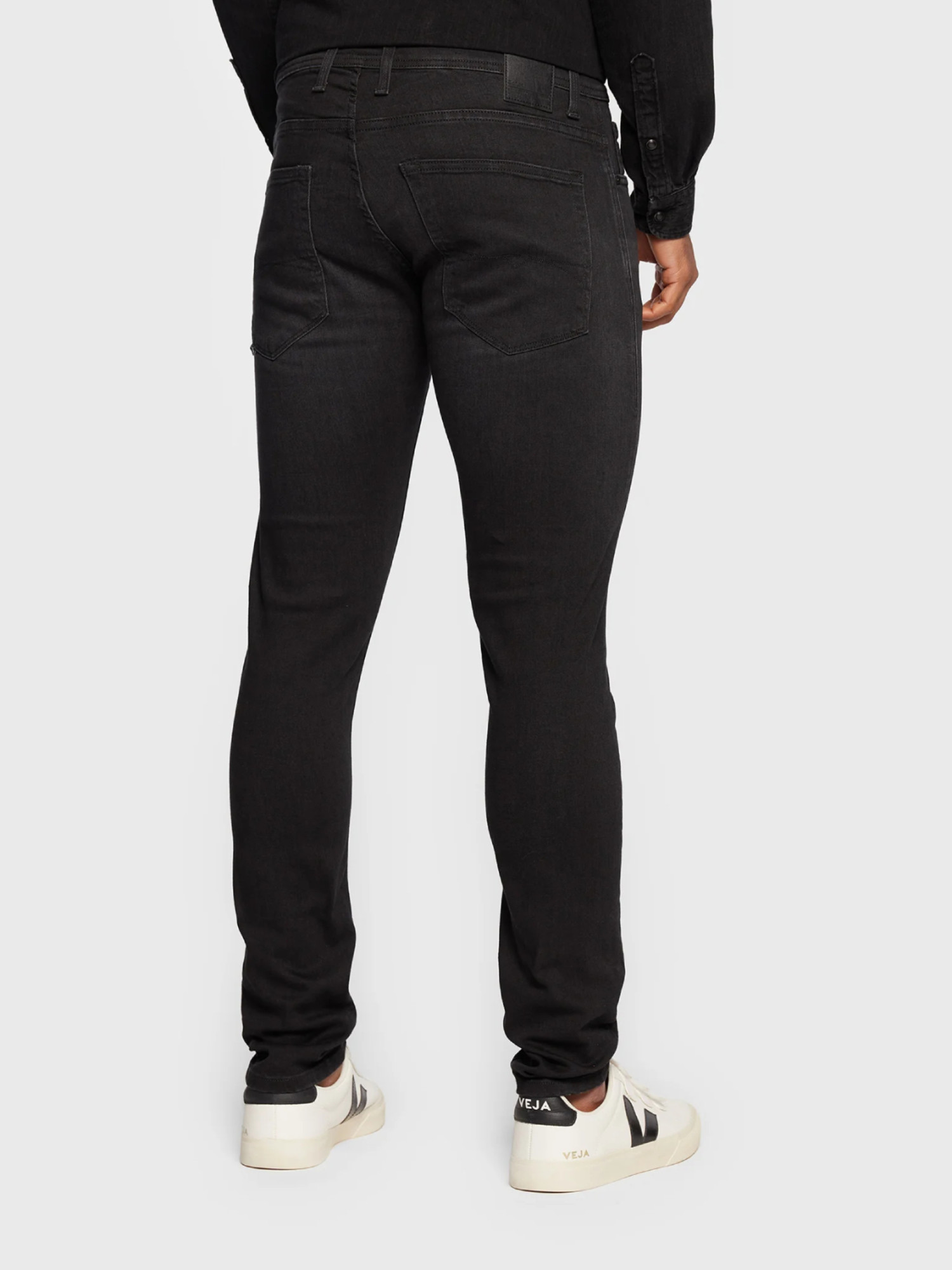 detail Salsa Jeans pánské černé džíny