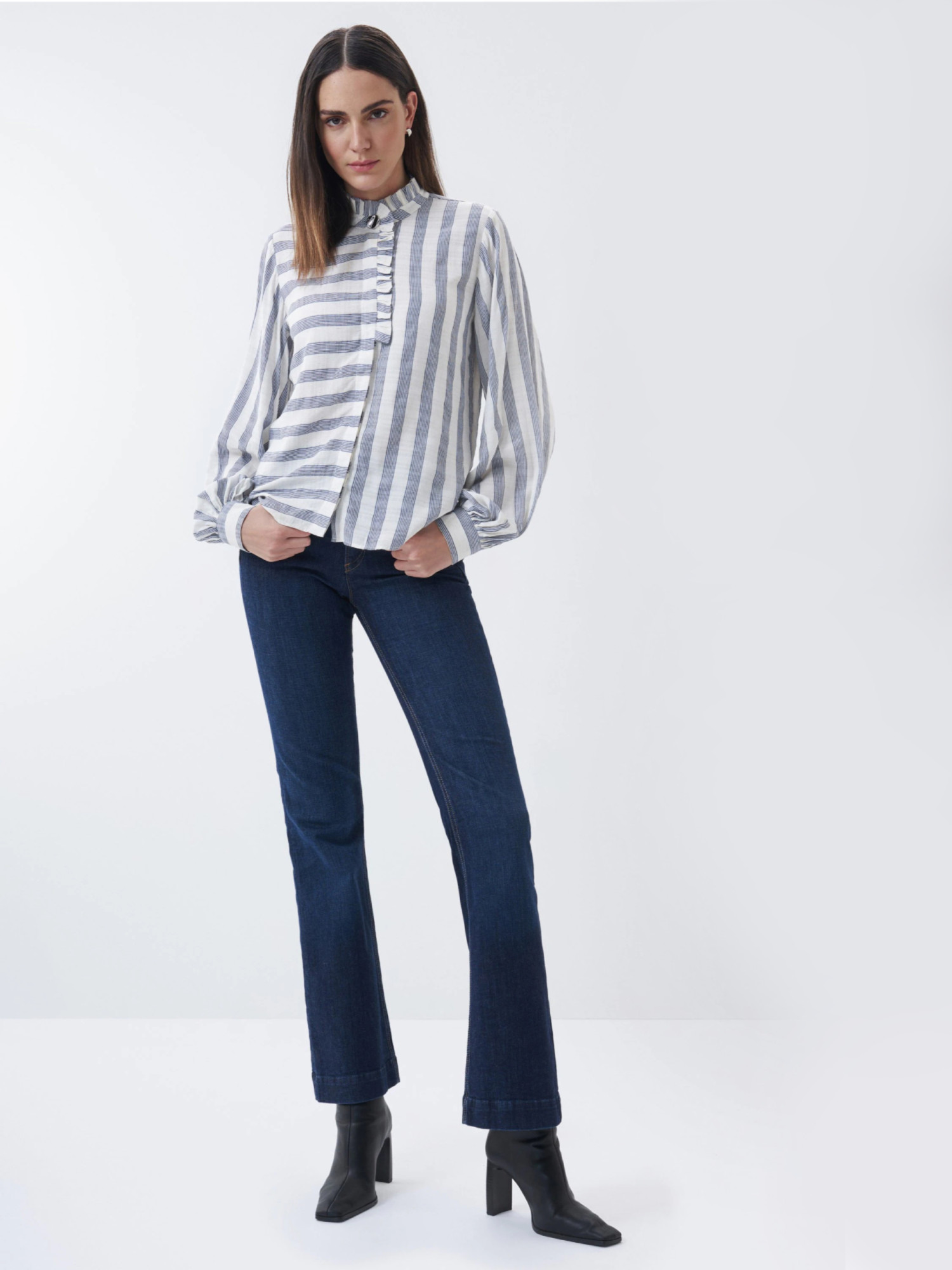 detail Salsa dámská pruhovaná halenka