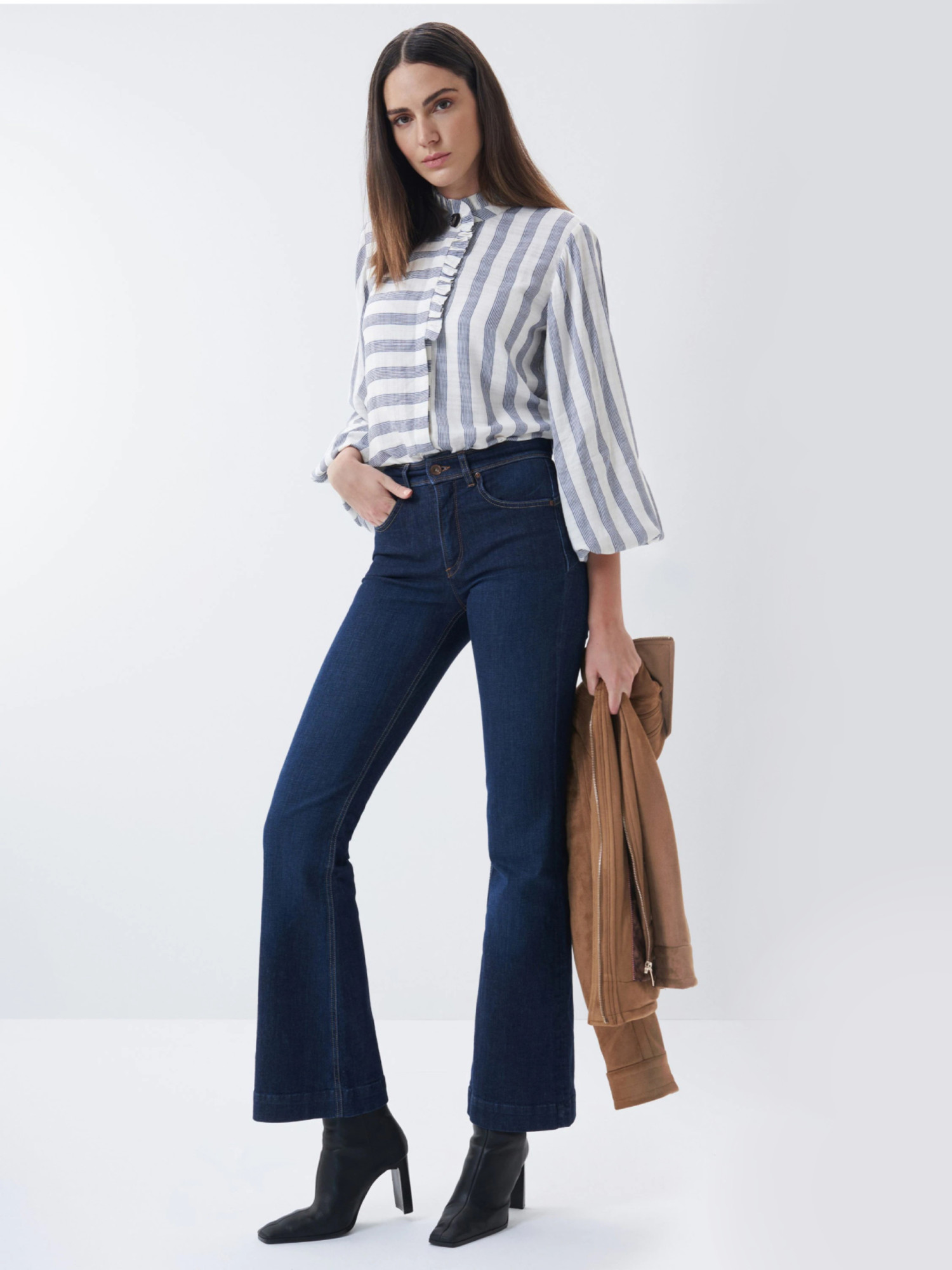 detail Salsa dámská pruhovaná halenka