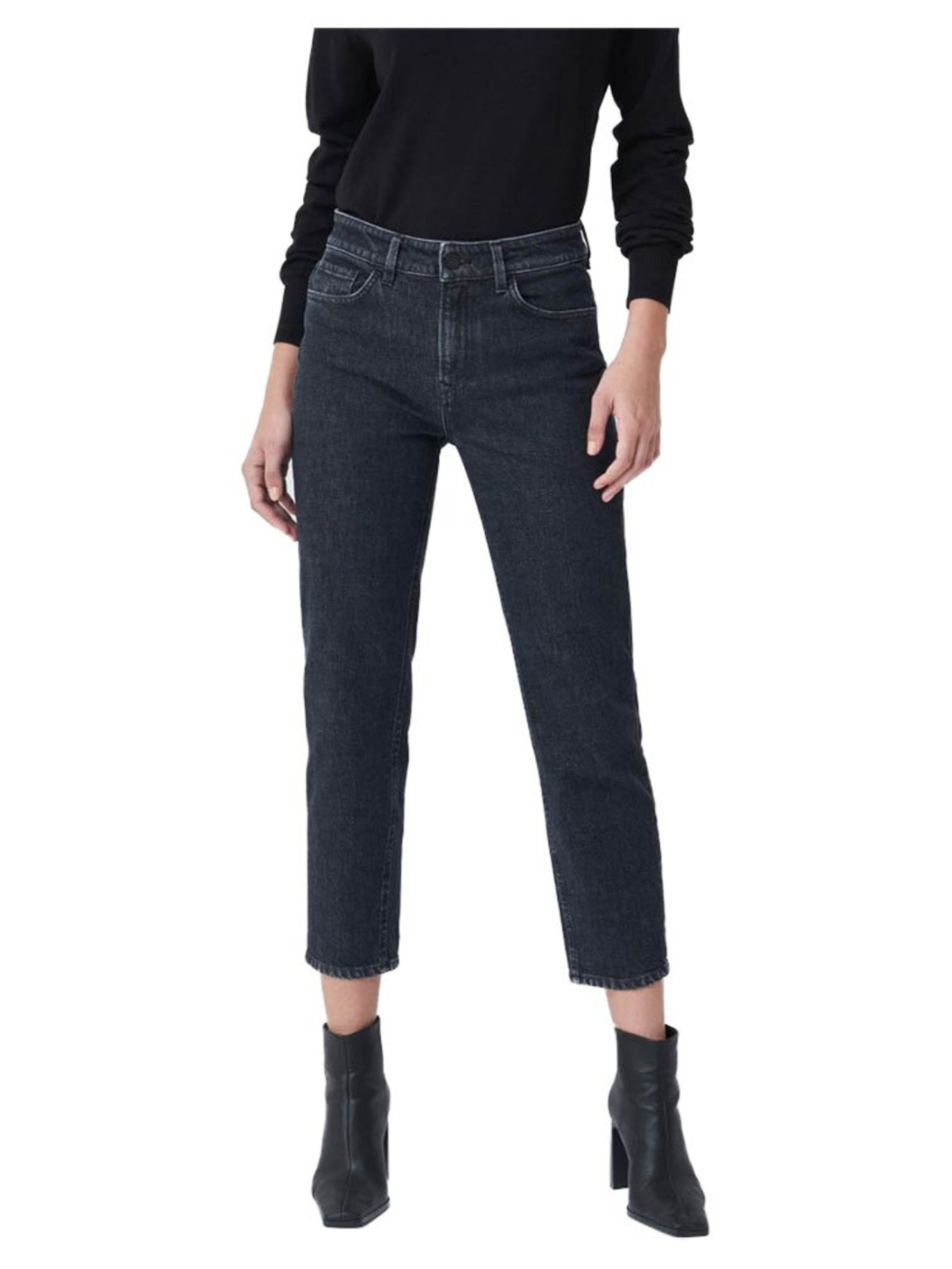 detail Salsa Jeans dámské černé džíny