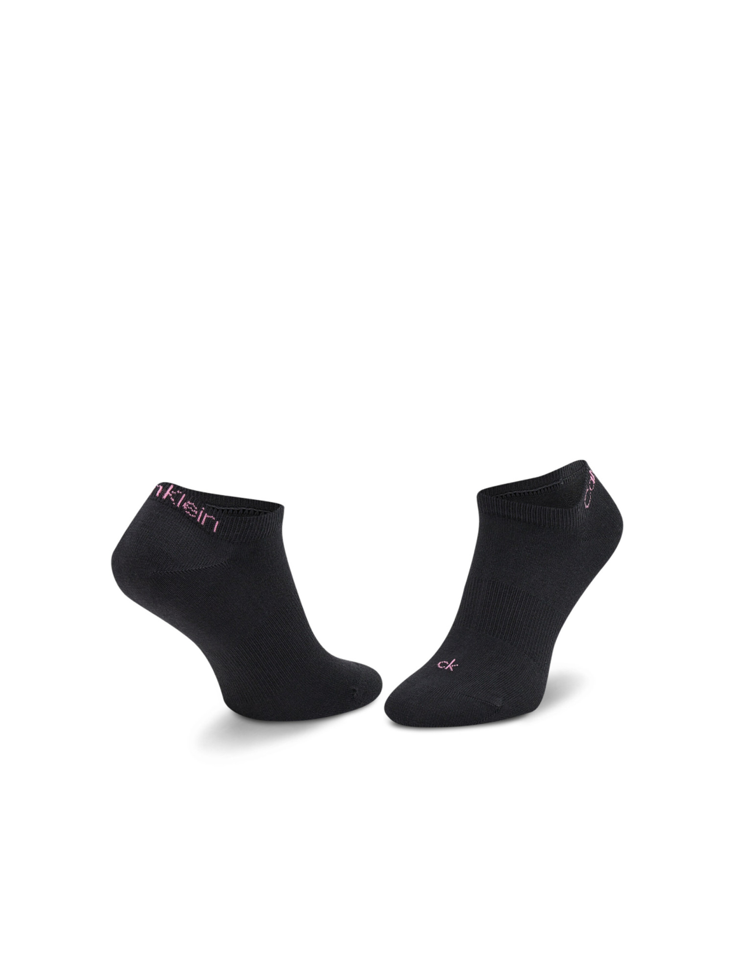detail Calvin Klein dámské šedo černé ponožky 3 pack
