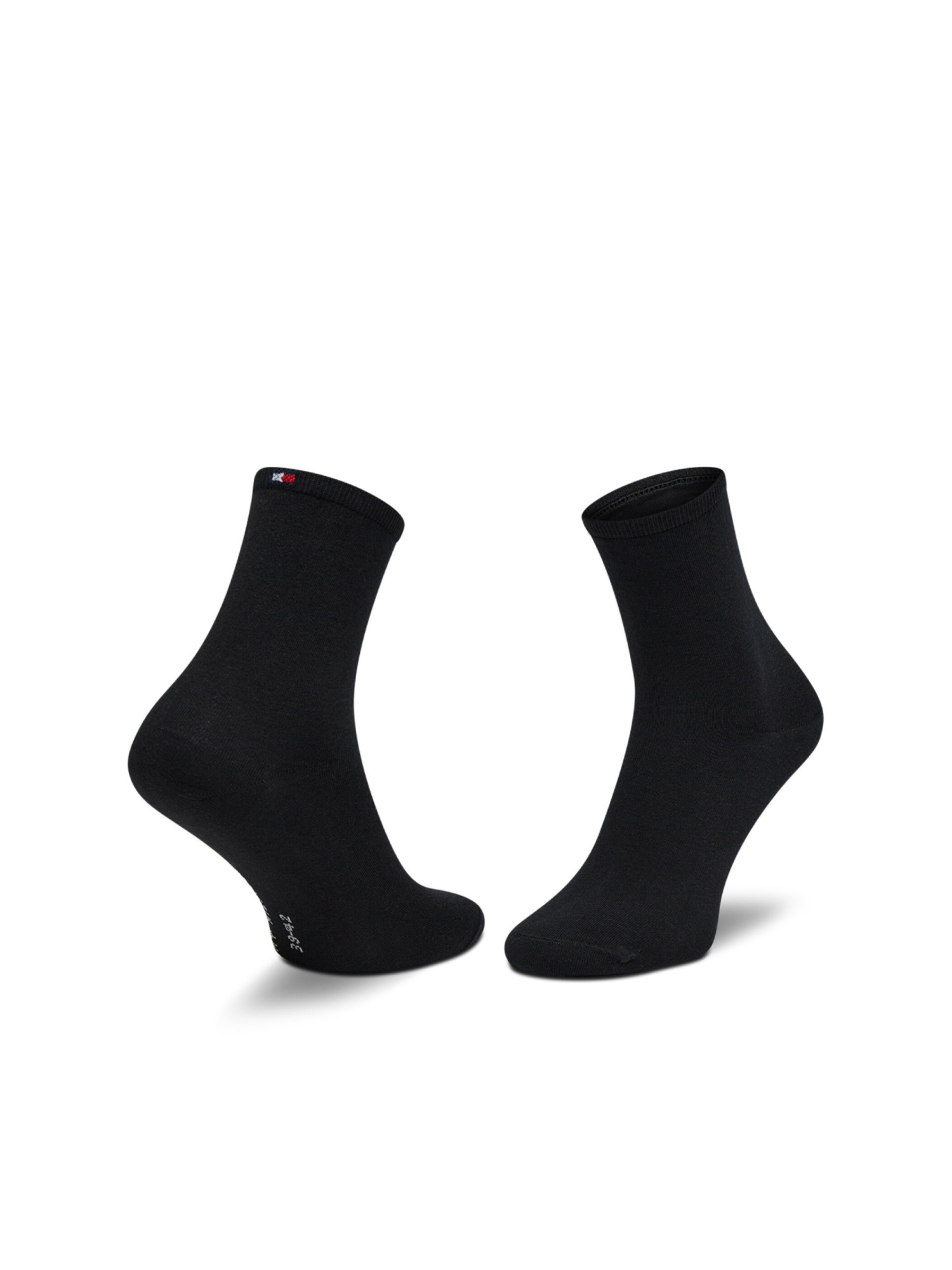 detail Tommy Hilfiger dámské černé ponožky 2 pack