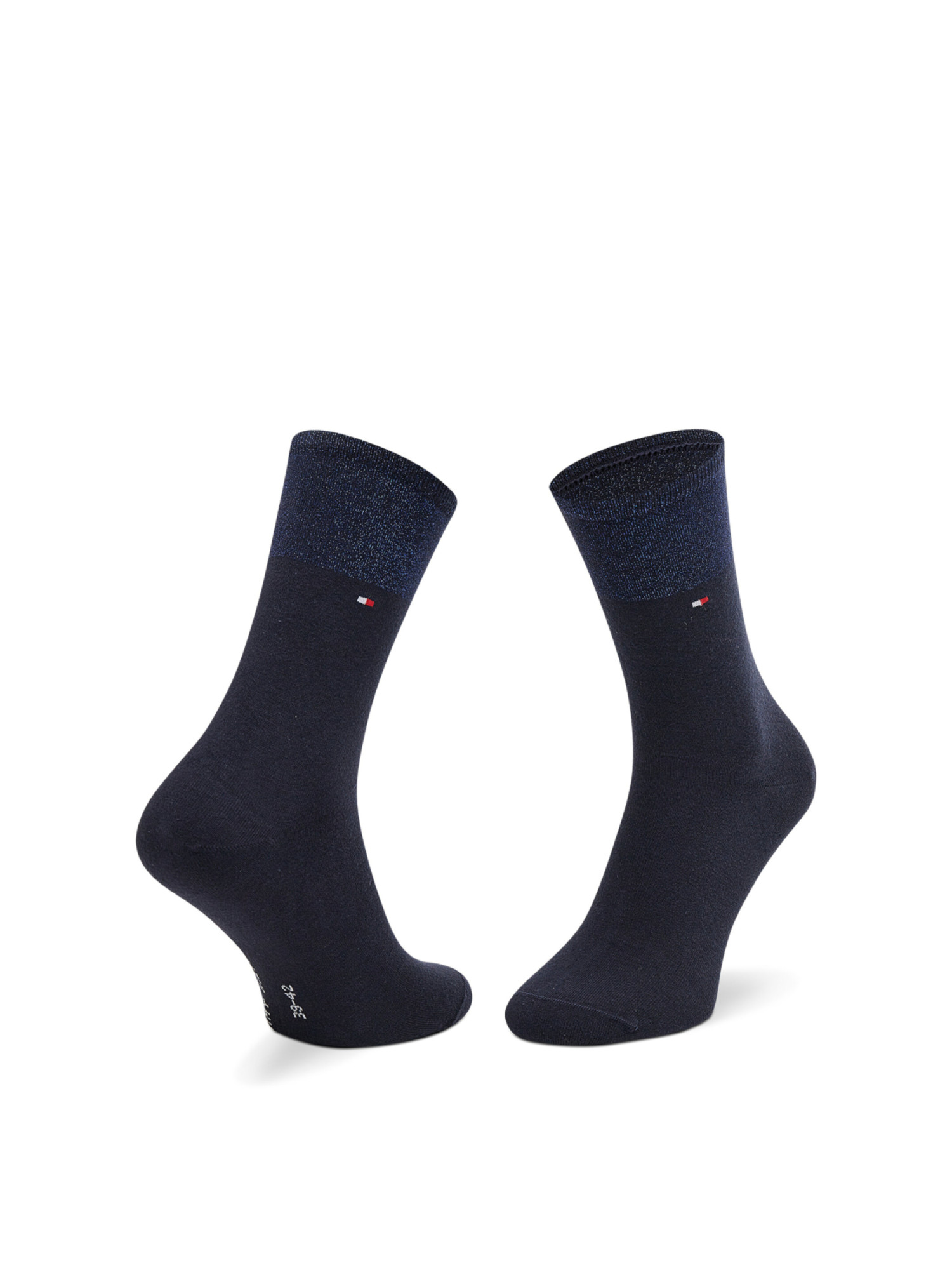 detail Tommy Hilfiger dámské tmavě modré ponožky 3pack