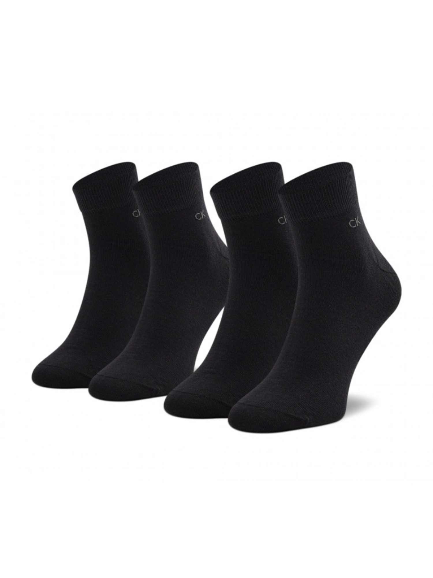 detail Calvin Klein pánské černé ponožky 2 pack