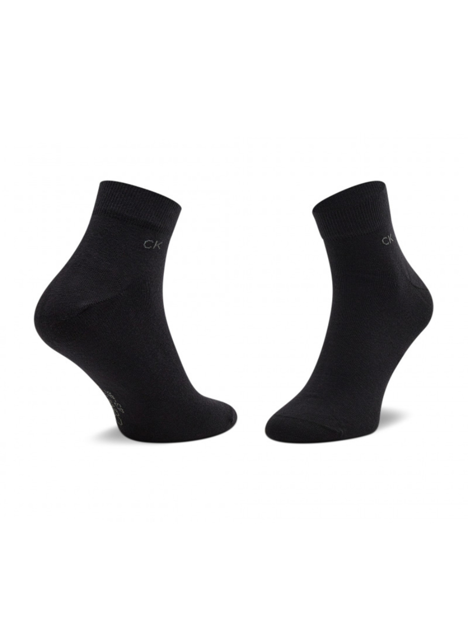 detail Calvin Klein pánské černé ponožky 2 pack