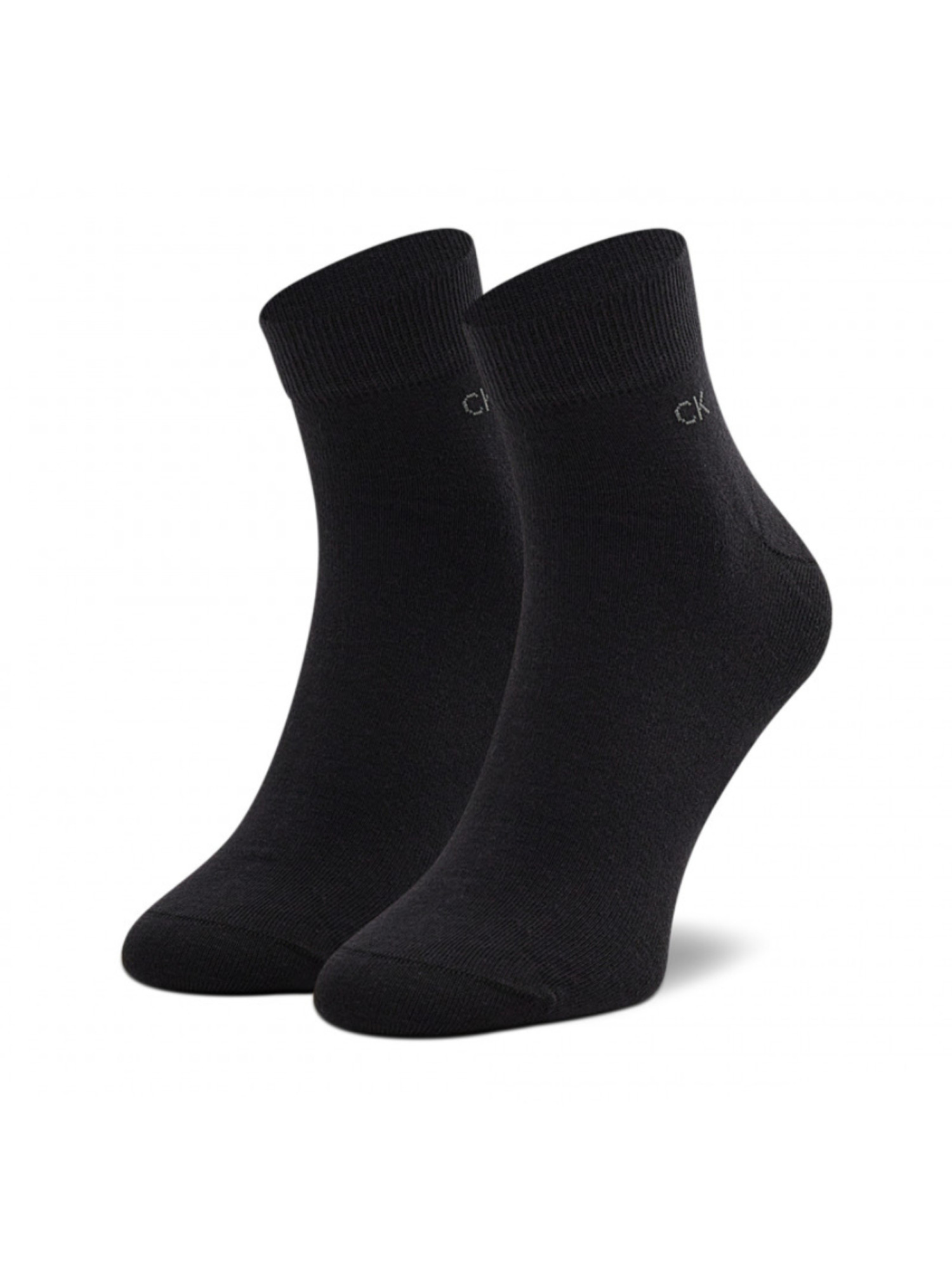 detail Calvin Klein pánské černé ponožky 2 pack