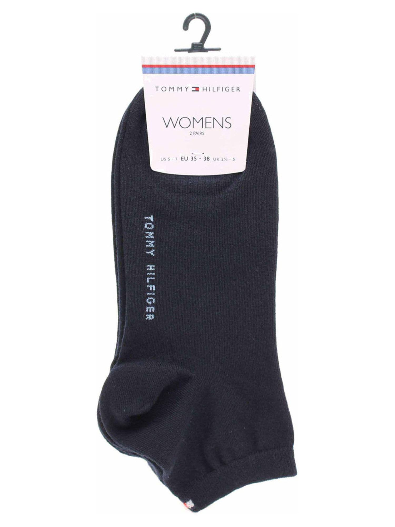 detail Tommy Hilfiger dámské černé ponožky 2pack