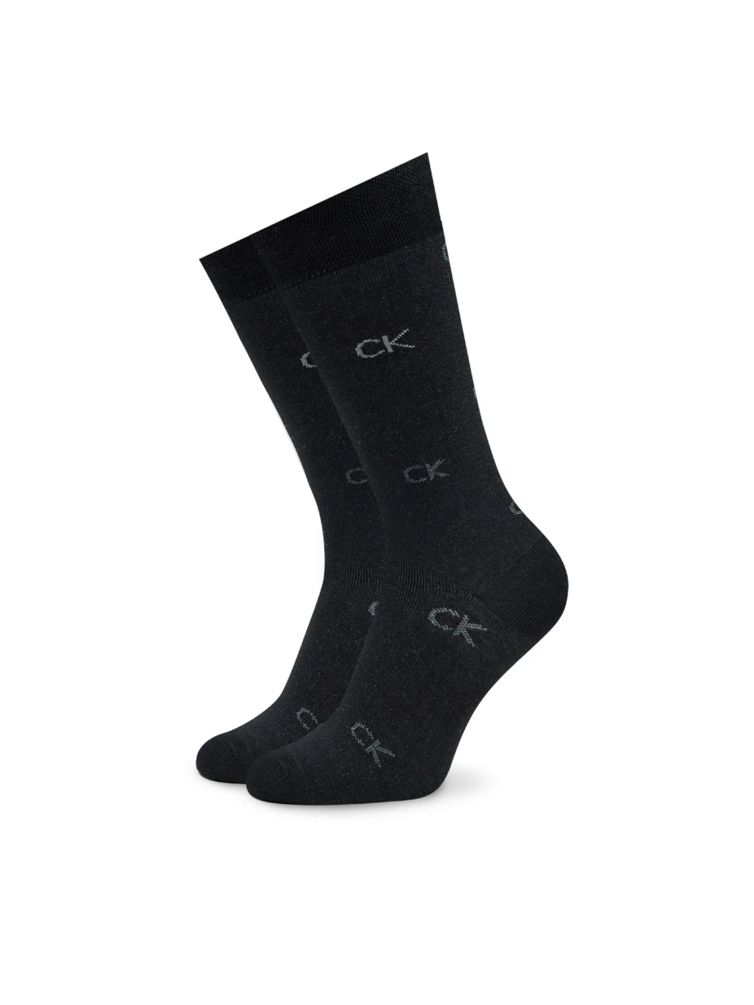 detail Calvin Klein pánské černé ponožky 3pack