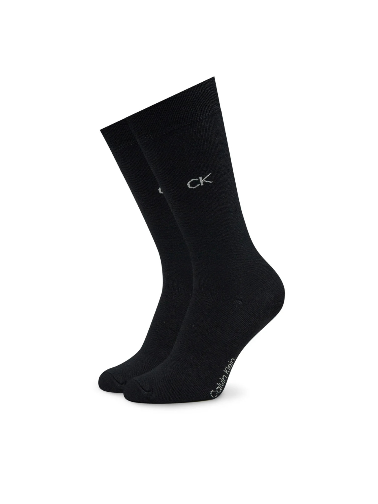 detail Calvin Klein pánské černé ponožky 3pack