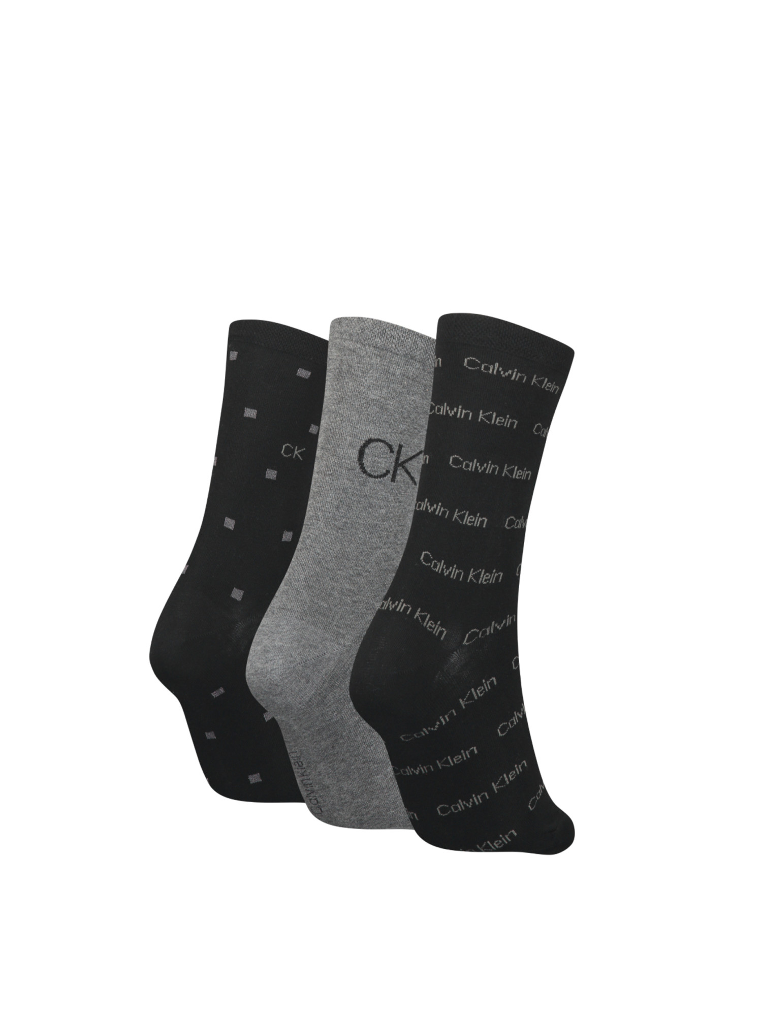 detail Calvin Klein dámské ponožky 3pack