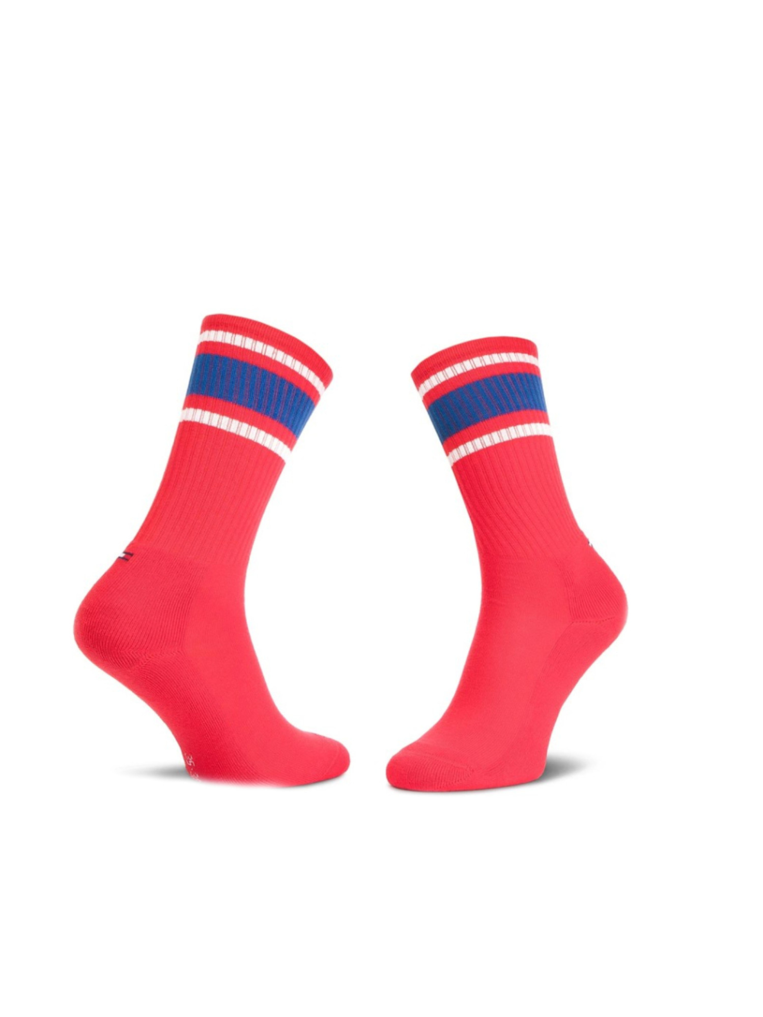 detail Tommy Hilfiger chlapecké červeno modré ponožky 2 pack
