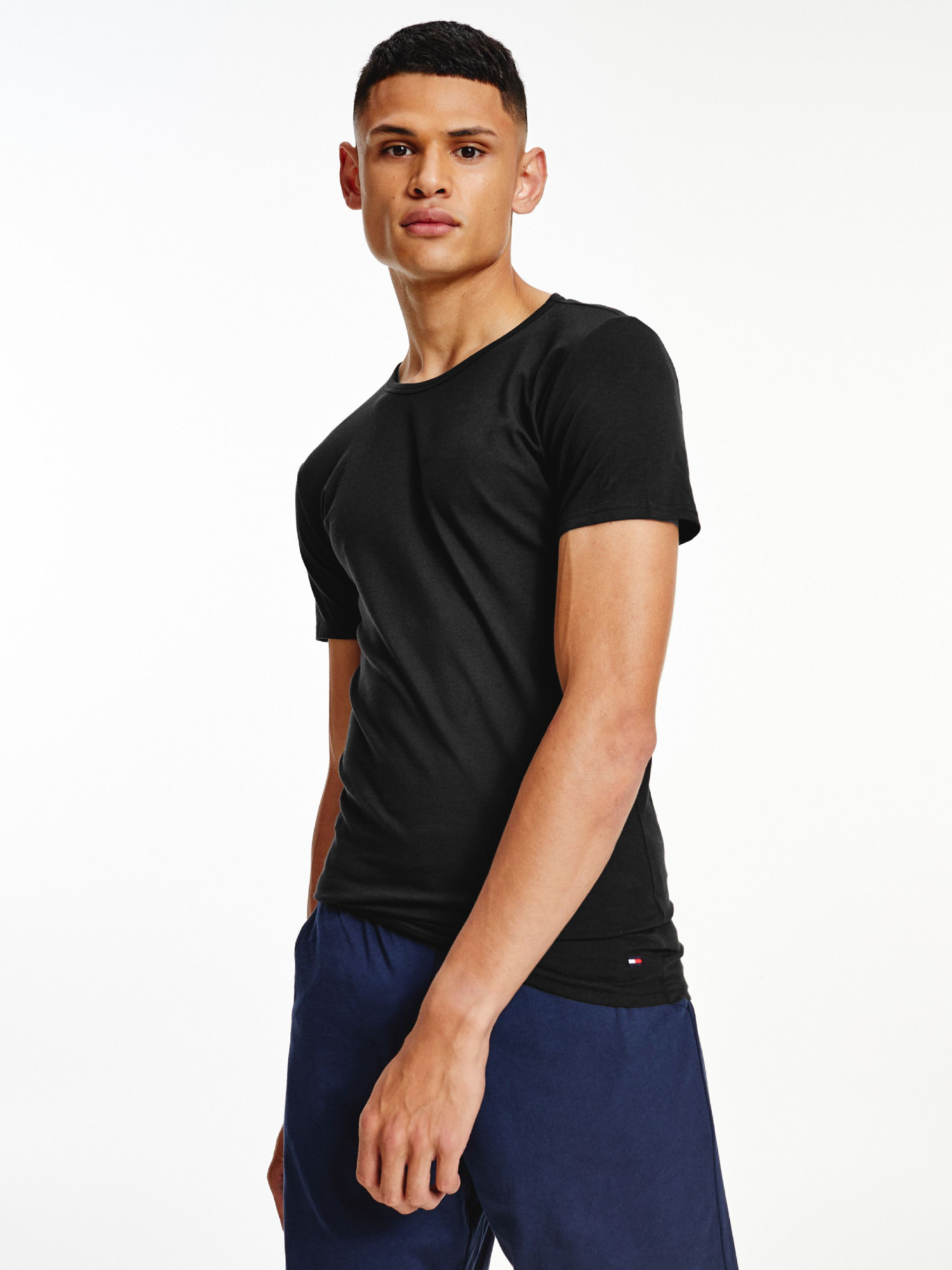 detail Tommy Hilfiger pánská trička 3pack