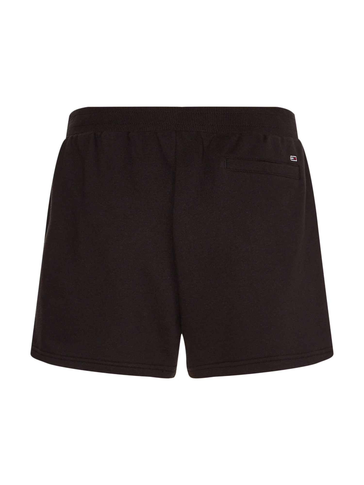 detail Tommy Jeans dámské černé šortky MODERN SIGNATURE