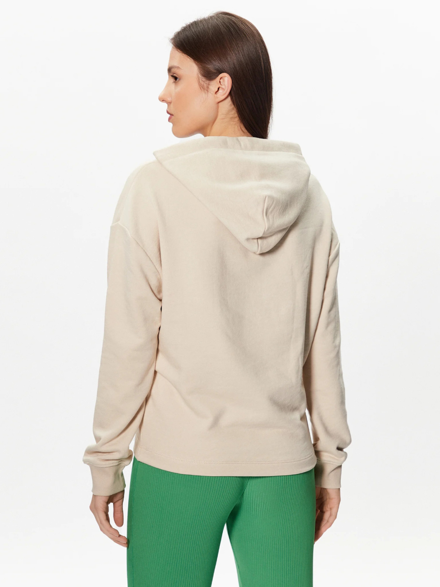 detail Tommy Jeans dámská béžová mikina