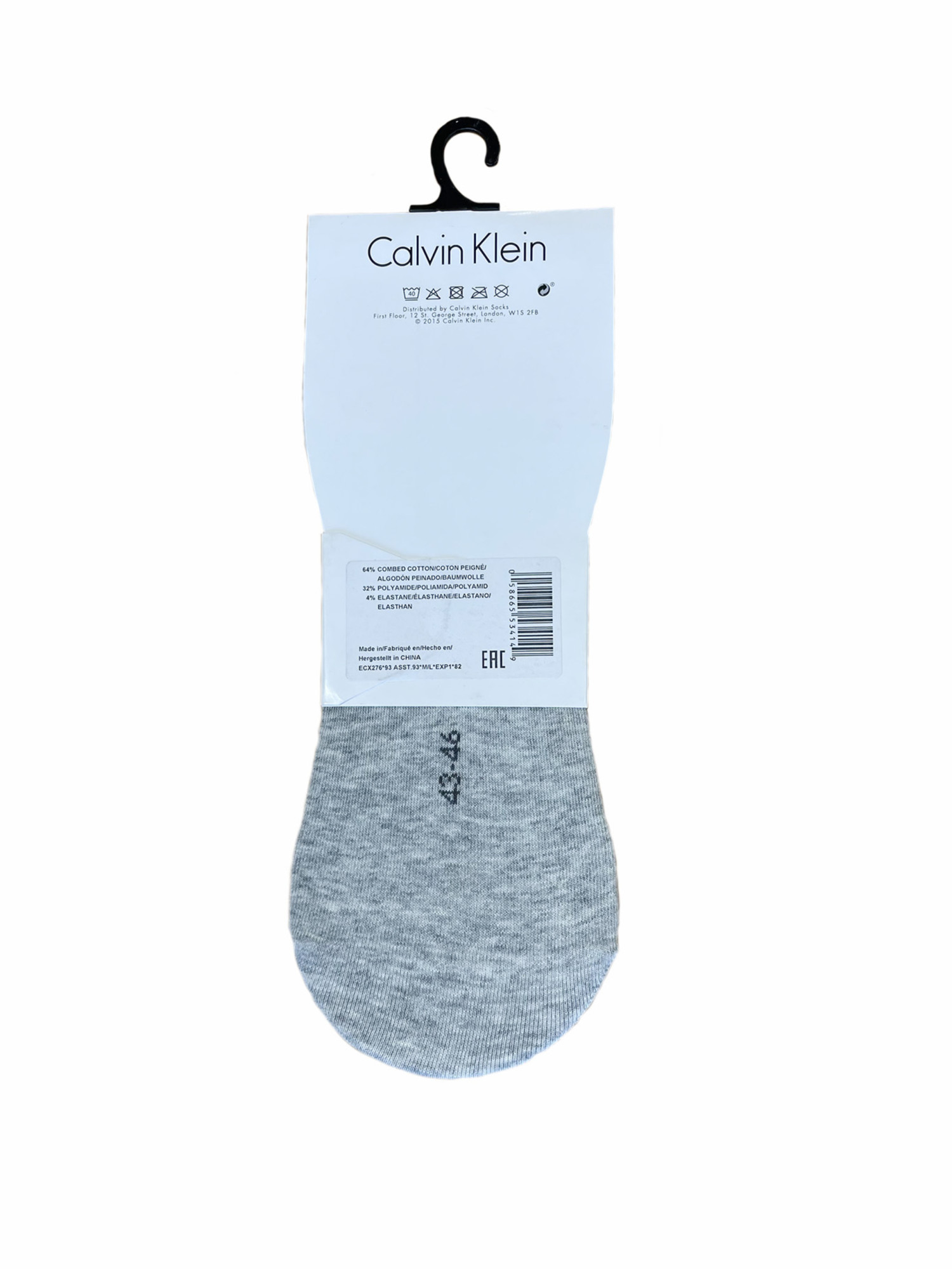 detail Calvin Klein pánské ponožky 2 pack