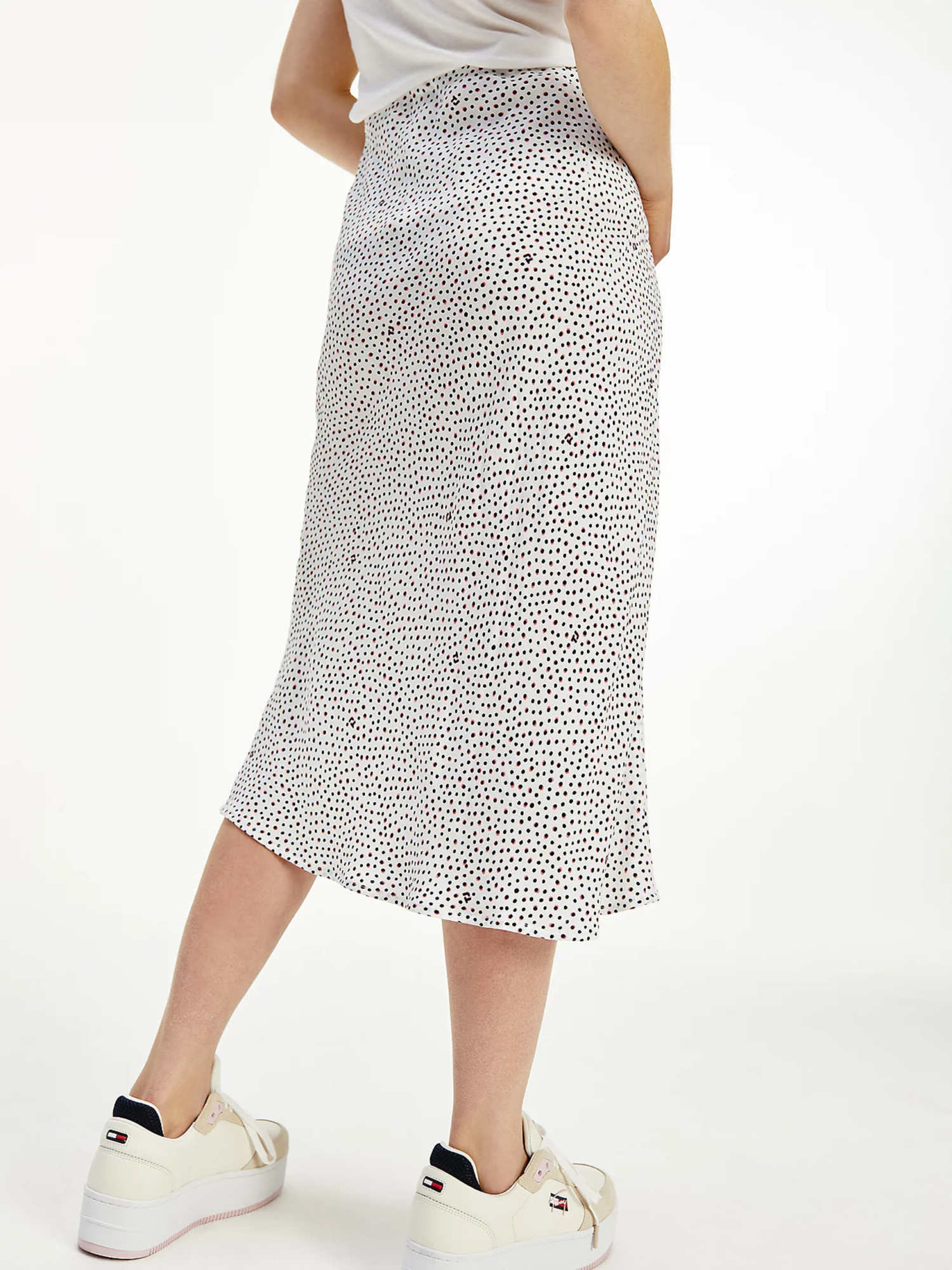 detail Tommy Jeans dámská vzorovaná sukně