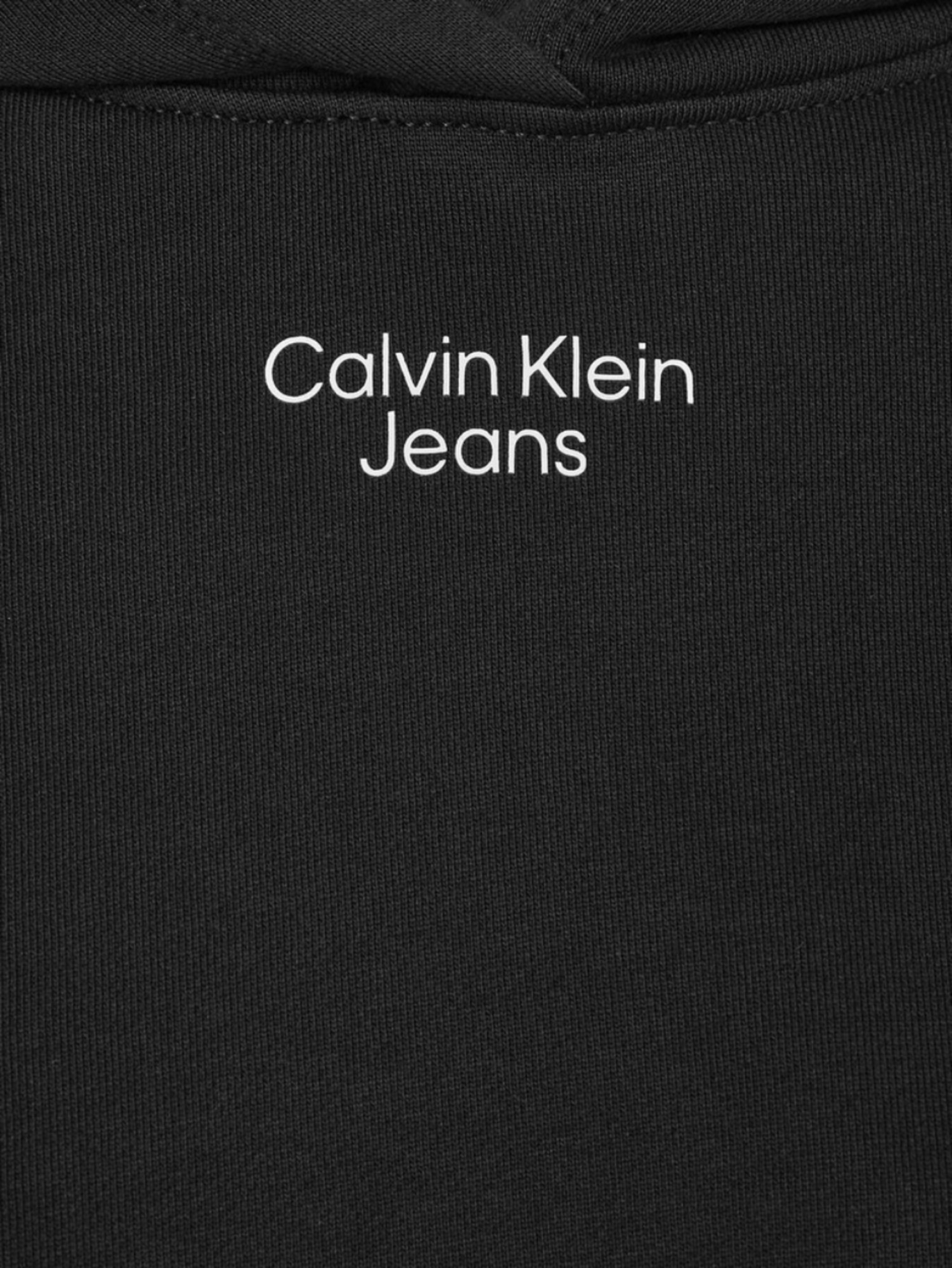 detail Calvin Klein dámská černá mikina