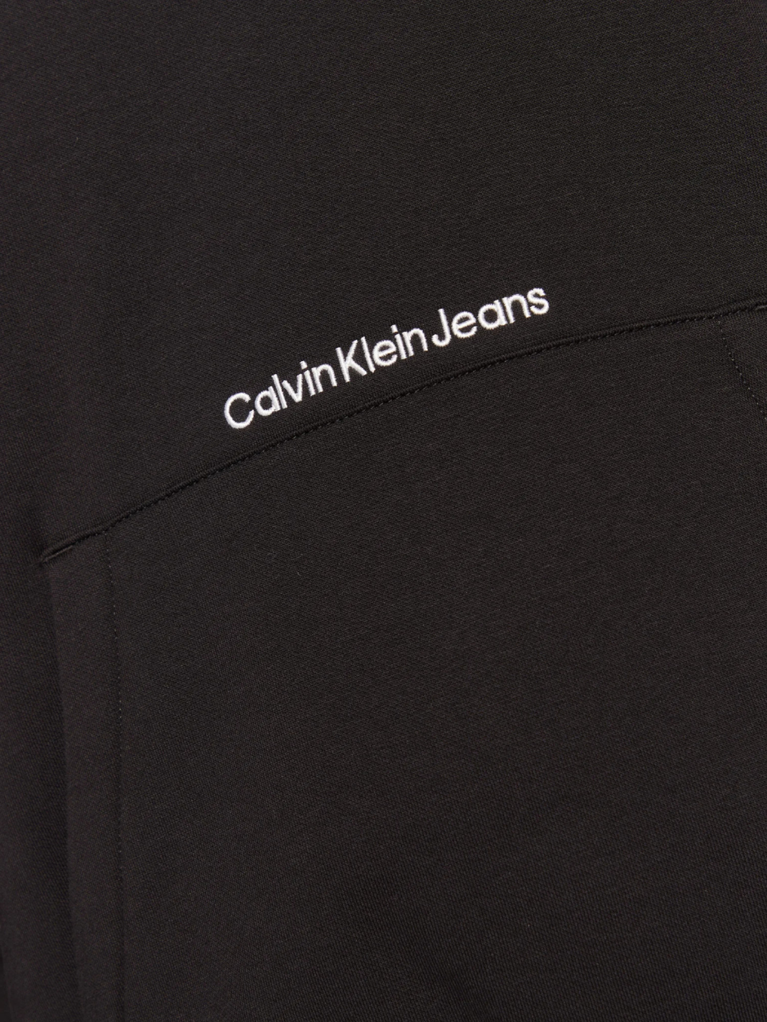 detail Calvin Klein dámská černá mikina